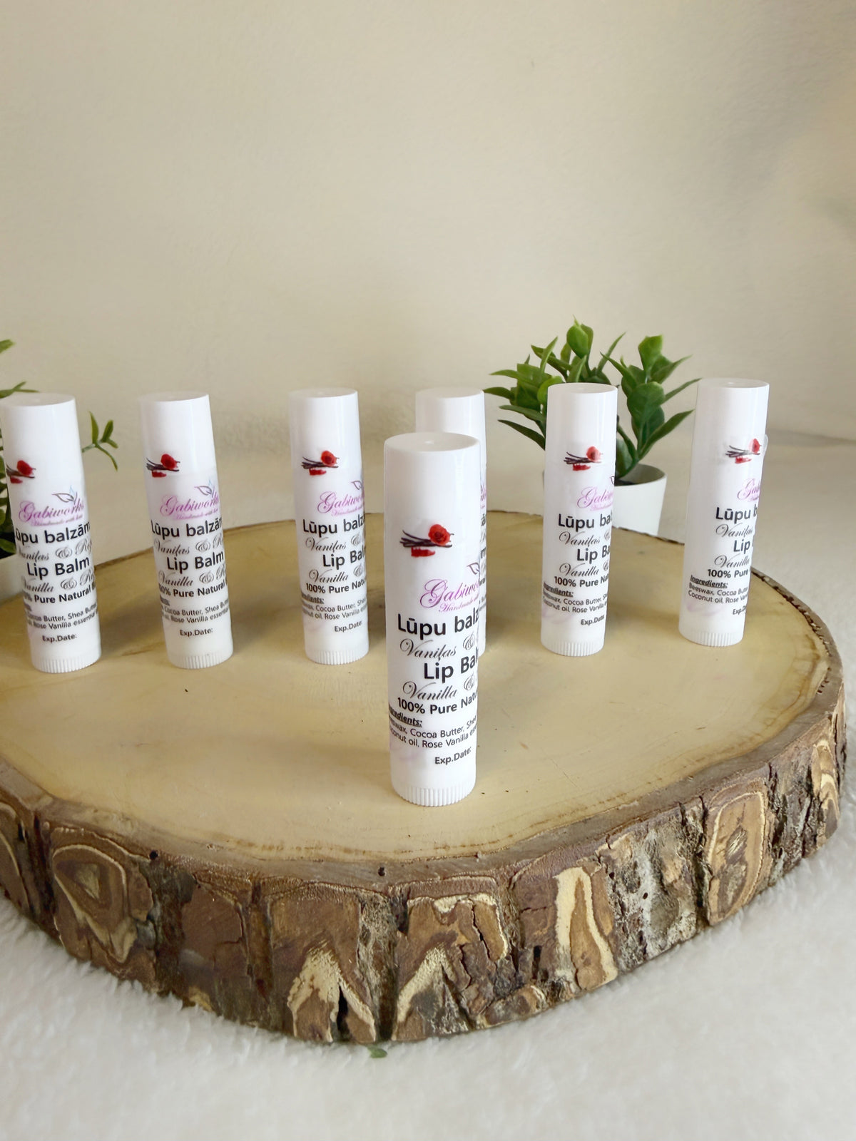 Vanilla & Rose Lip balm
