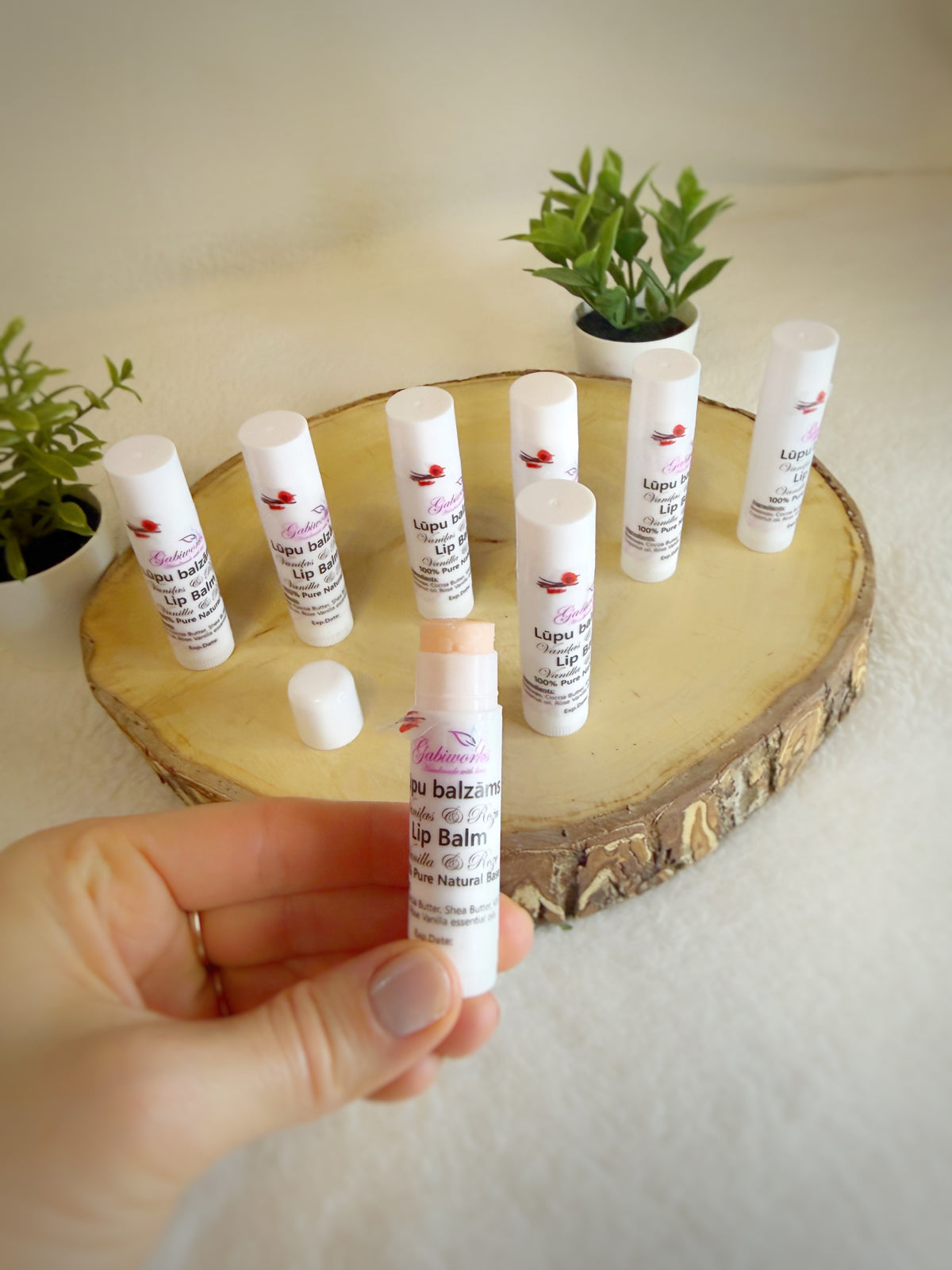 Vanilla & Rose Lip balm