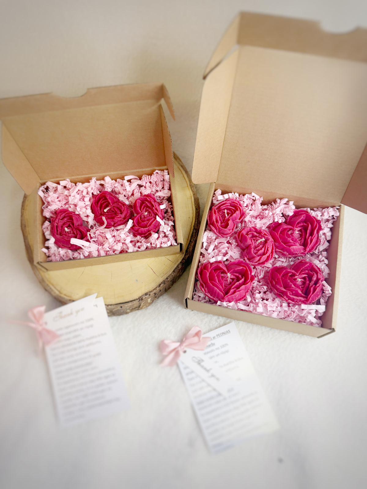 Soy Flower candle gift