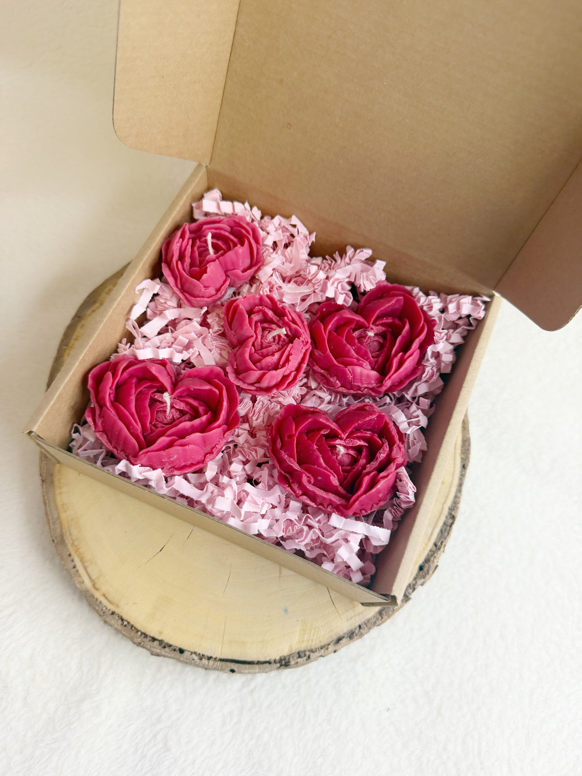 Soy Flower candle gift
