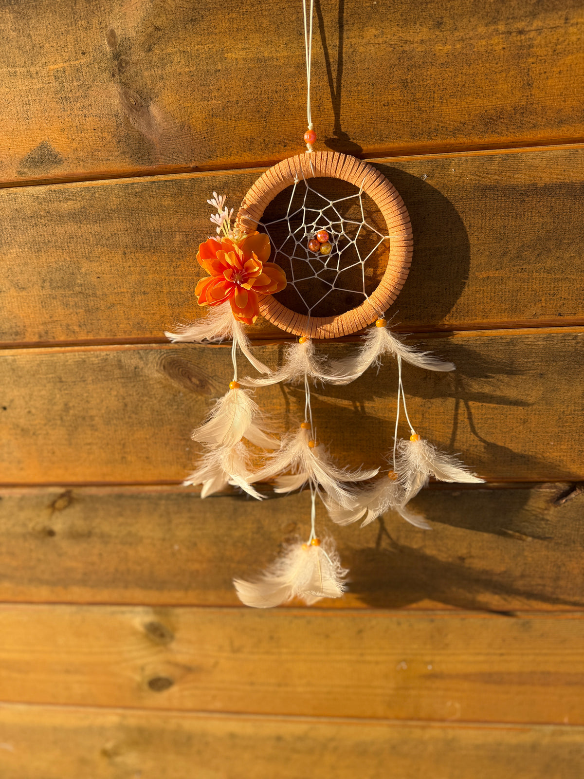 Orange Flower dreamcather
