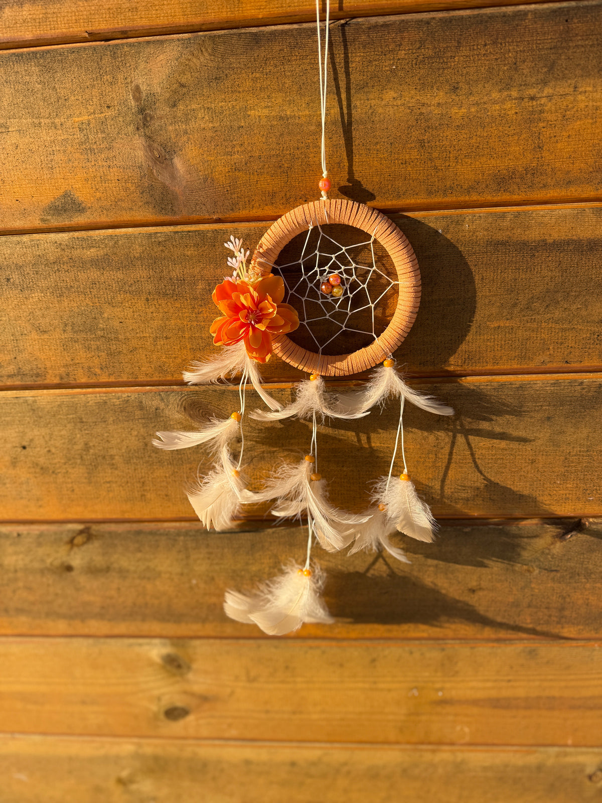 Orange Flower dreamcather