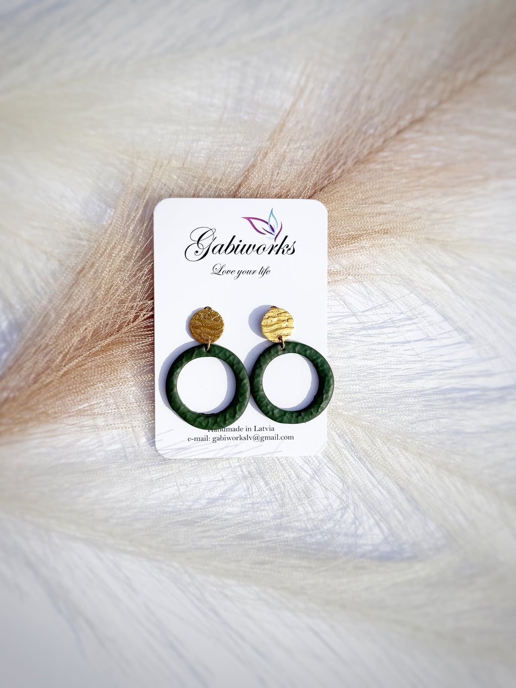 Polymerclay earrings