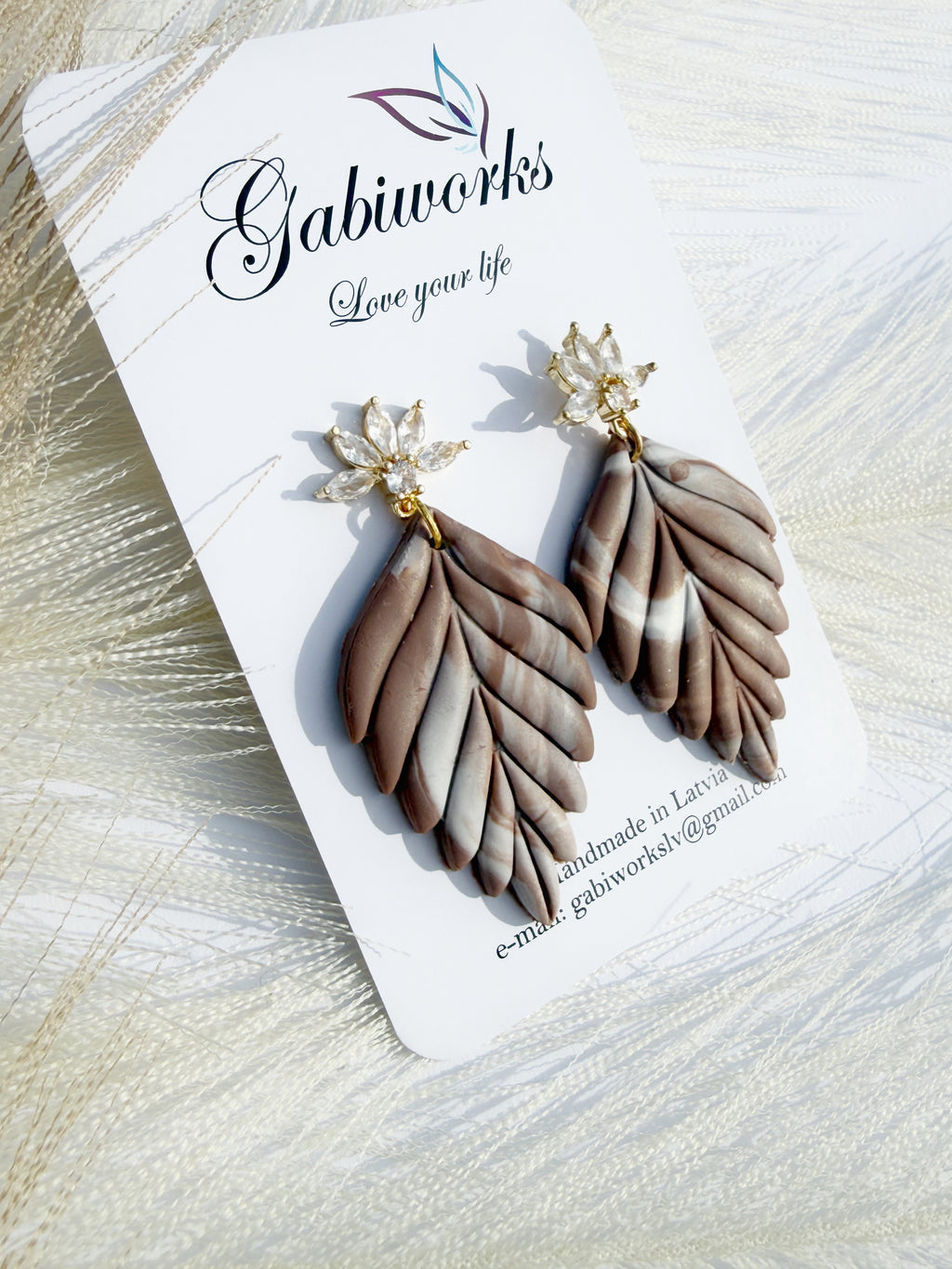 Polymerclay earrings