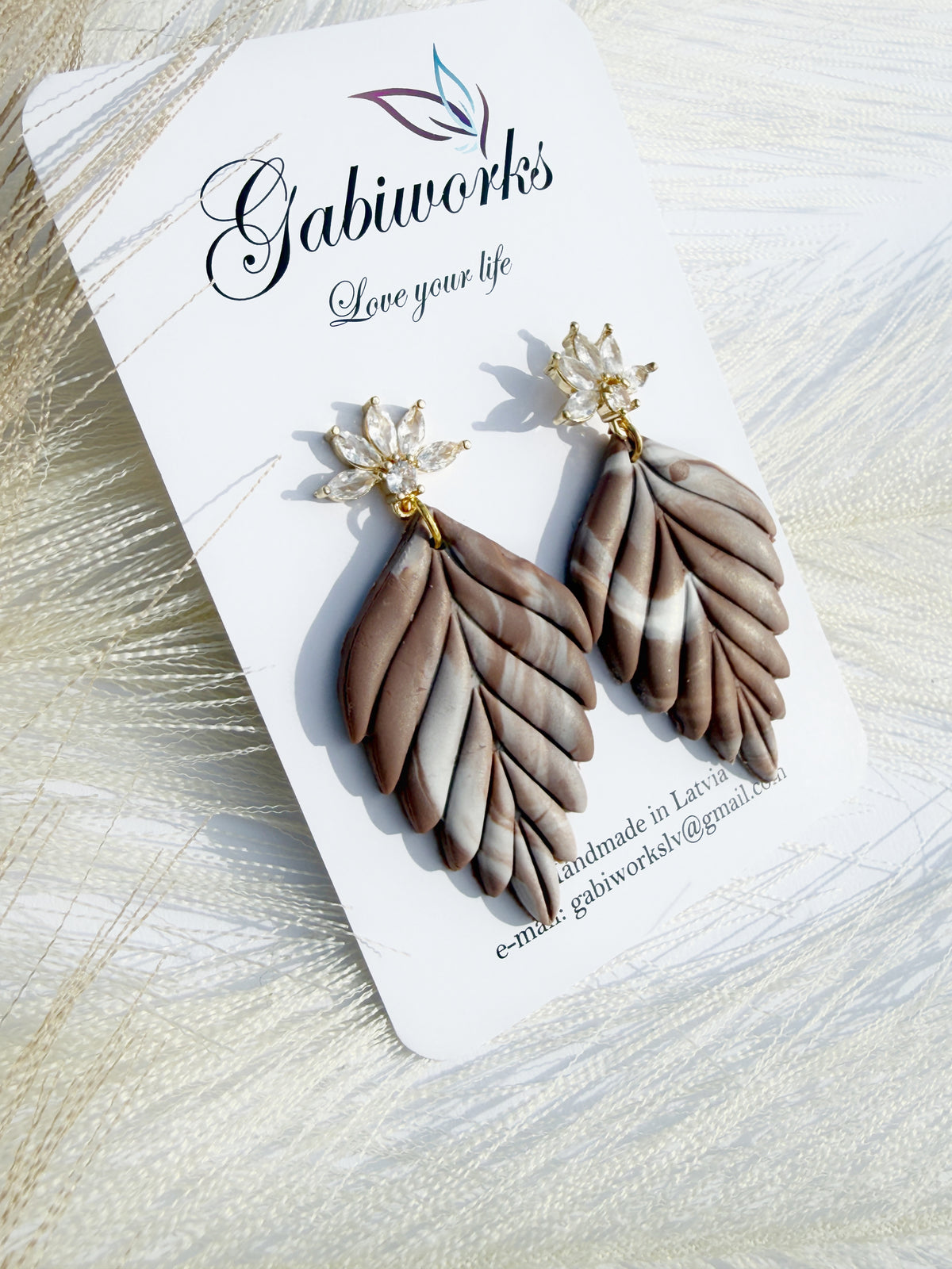 Polymerclay earrings