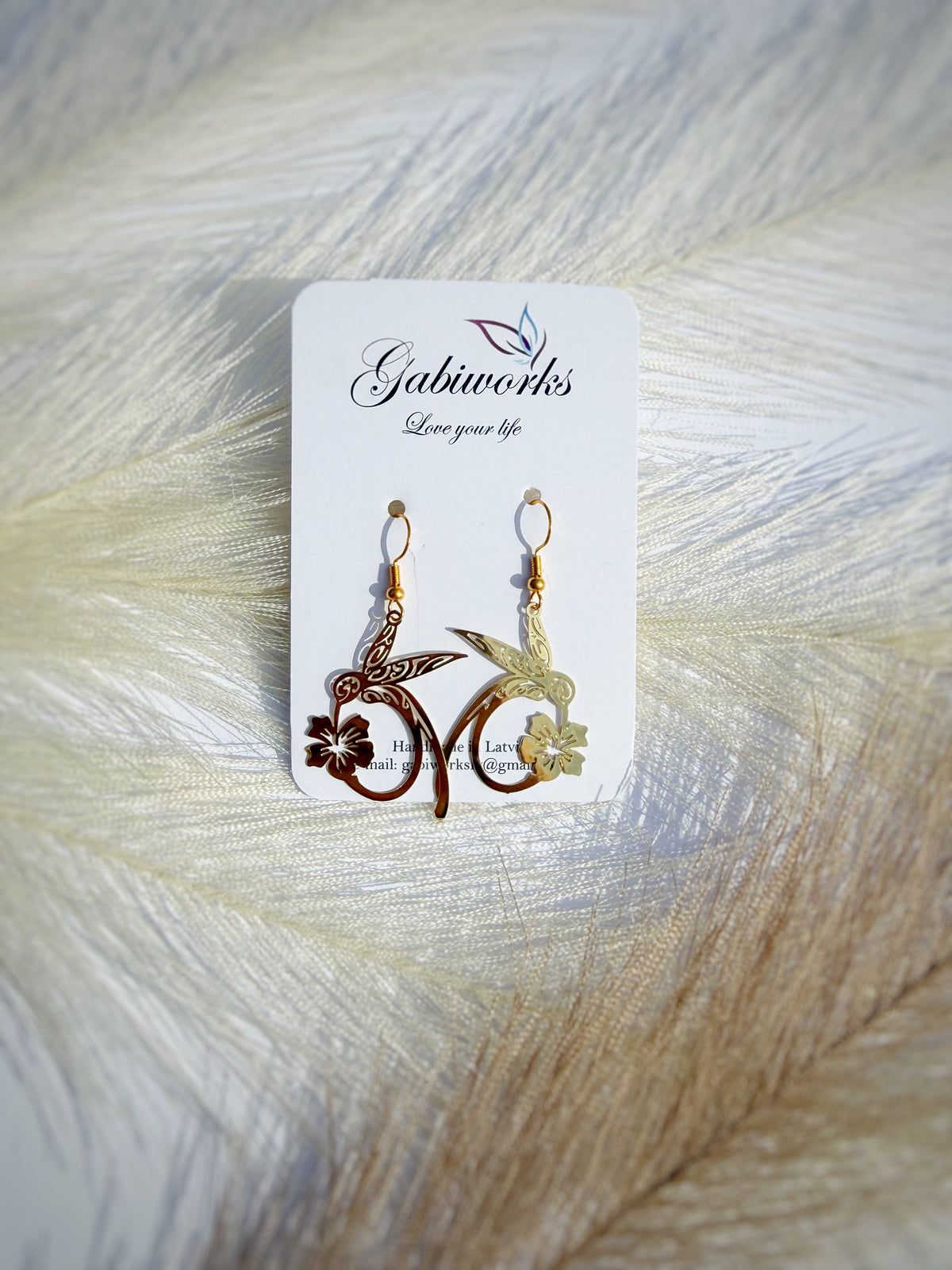 Birds earrings