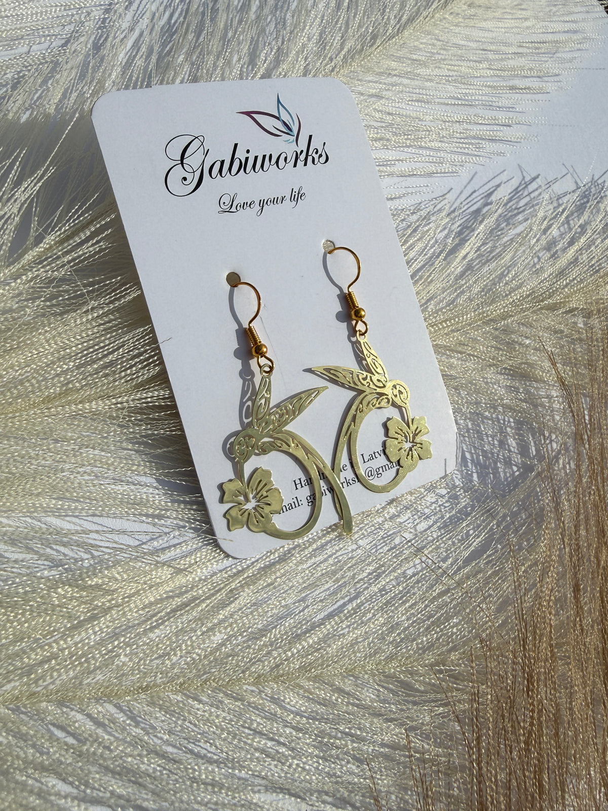 Birds earrings
