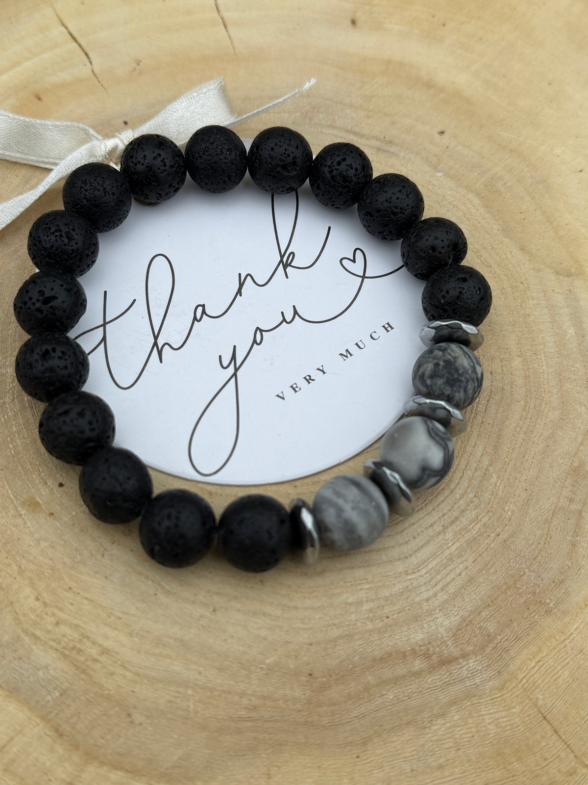 Lava Jasper Stone Bracelet