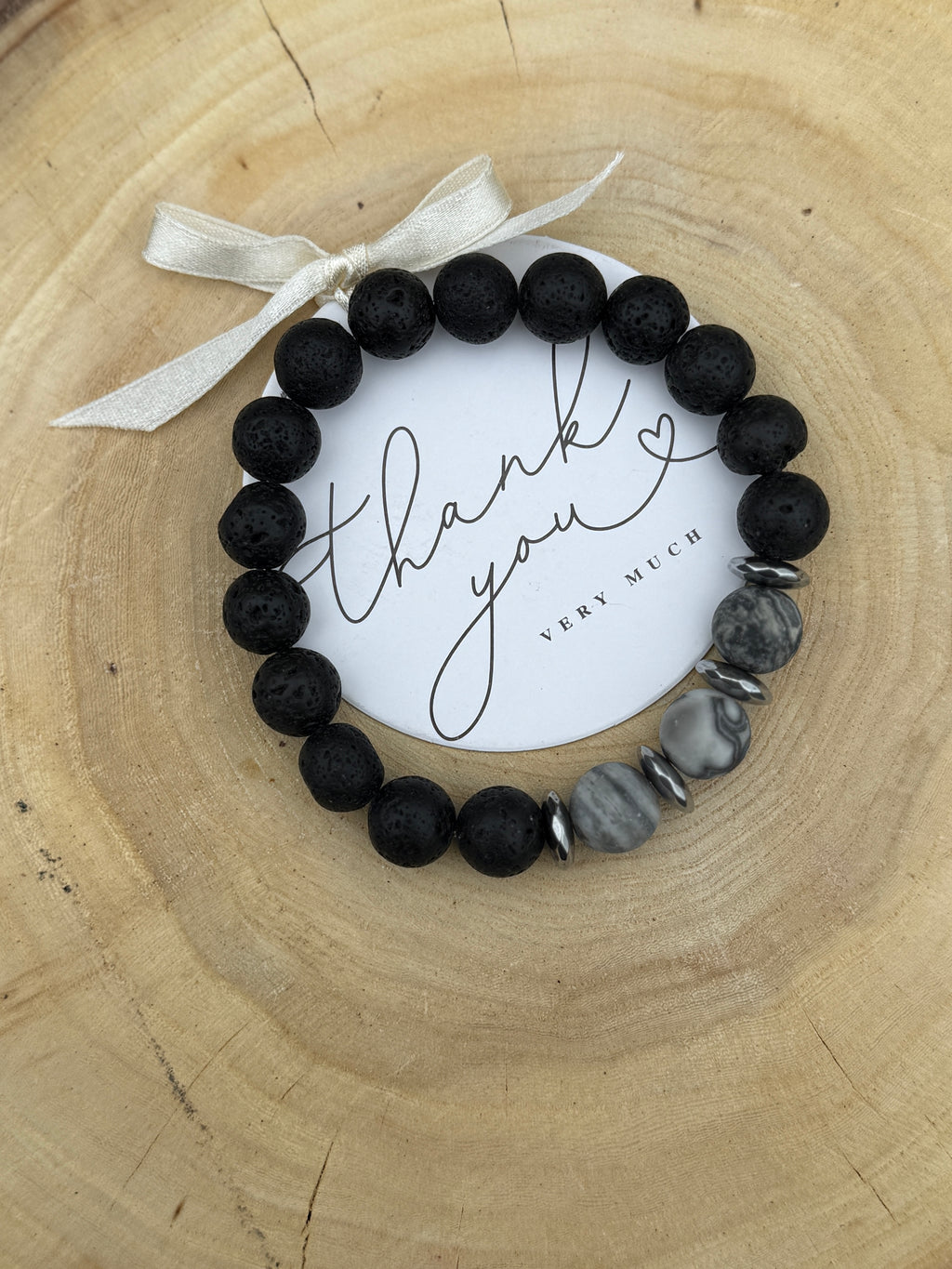 Lava Jasper Stone Bracelet