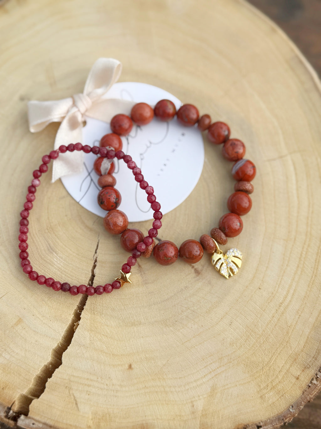 Jasper Stone Bracelet 2 in 1