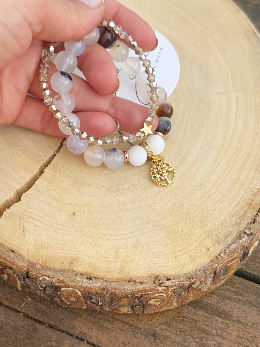 Agate Bracelet 2 in 1