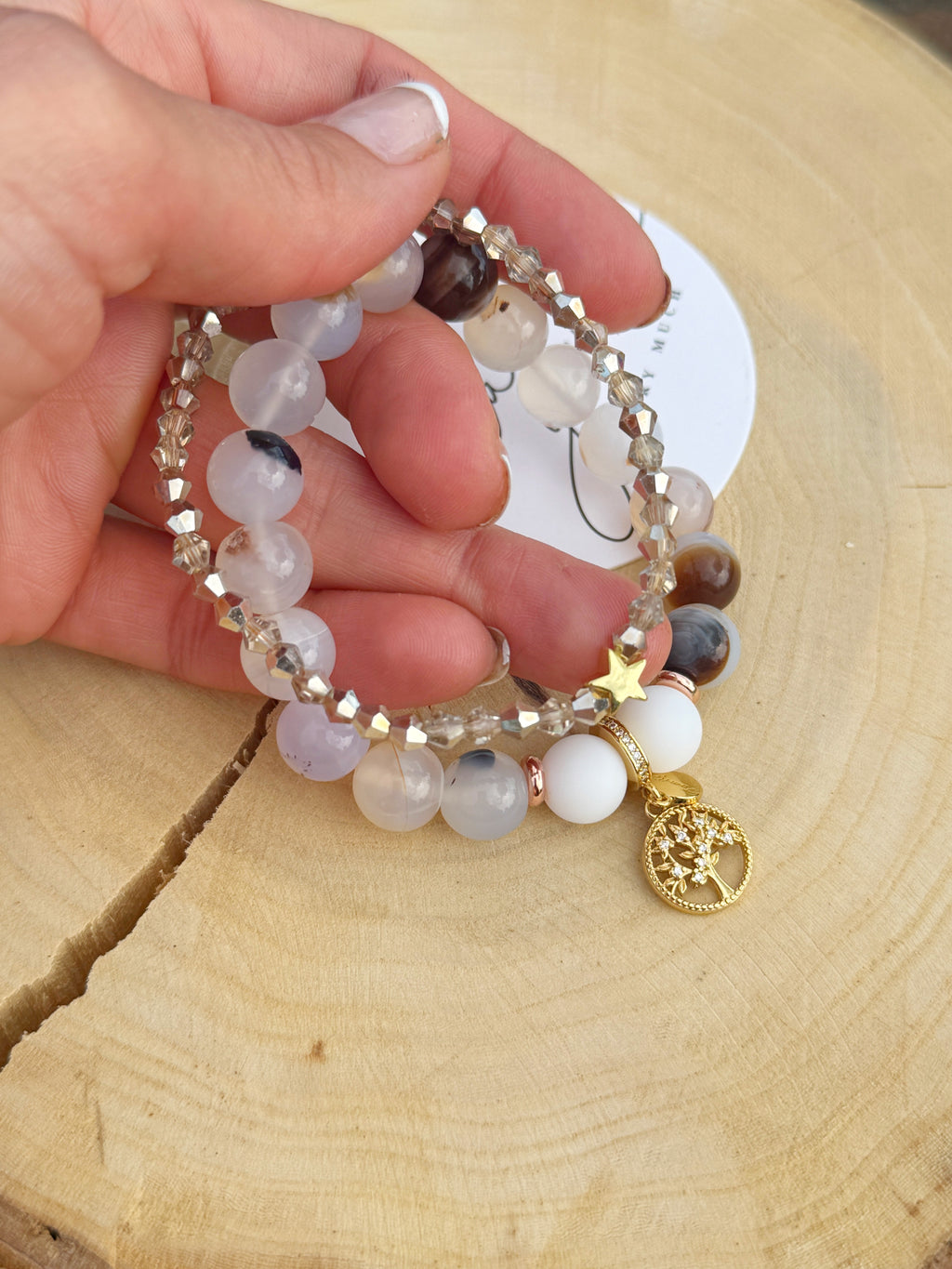 Agate Bracelet 2 in 1