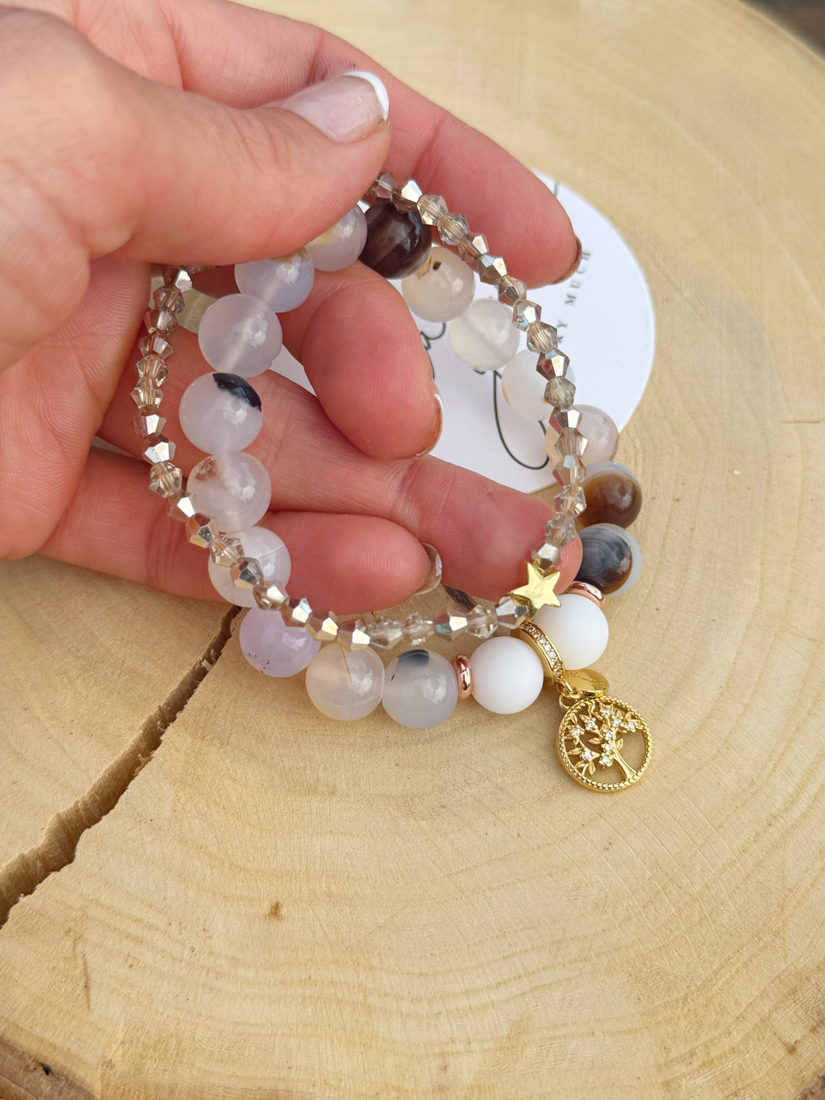 Agate Bracelet 2 in 1
