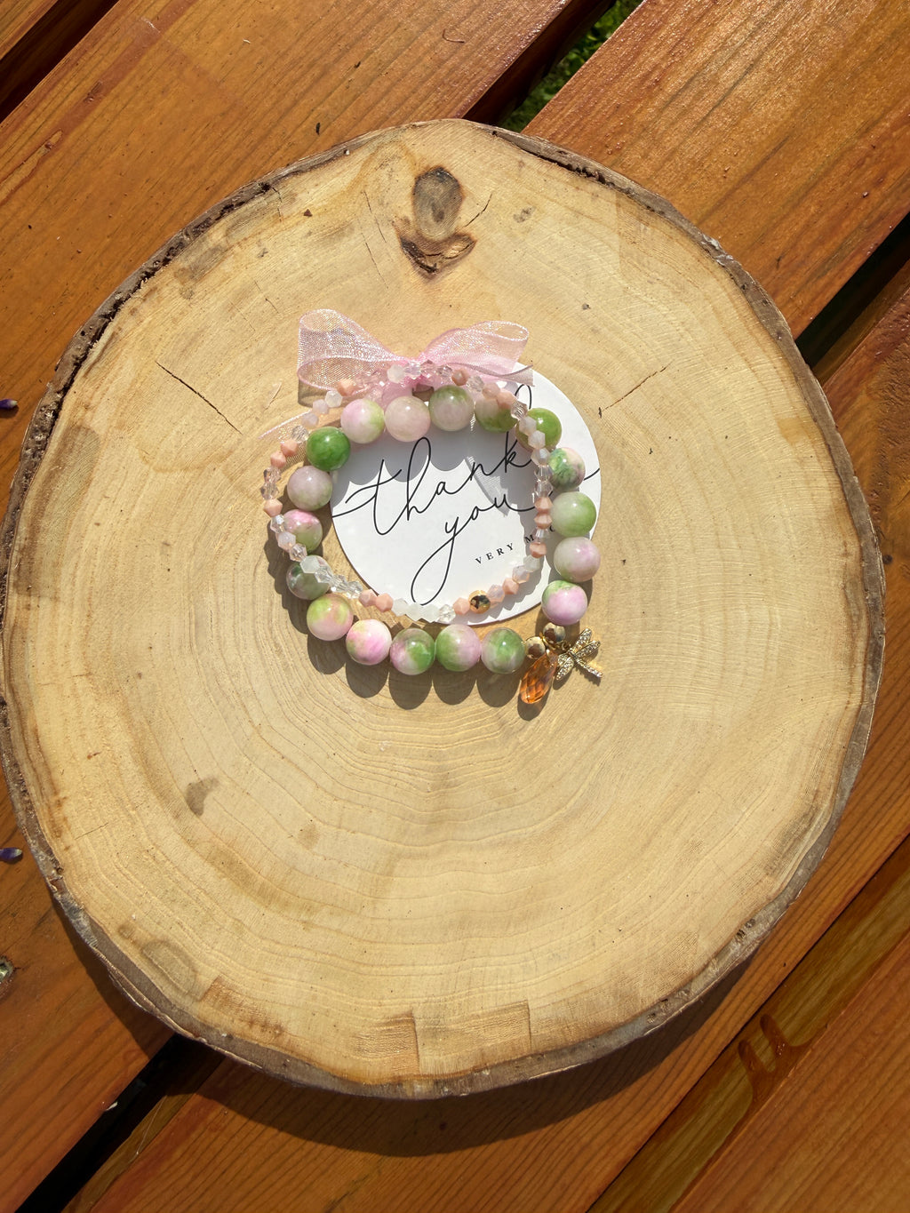 Agate Stone Bracelet 2 in 1