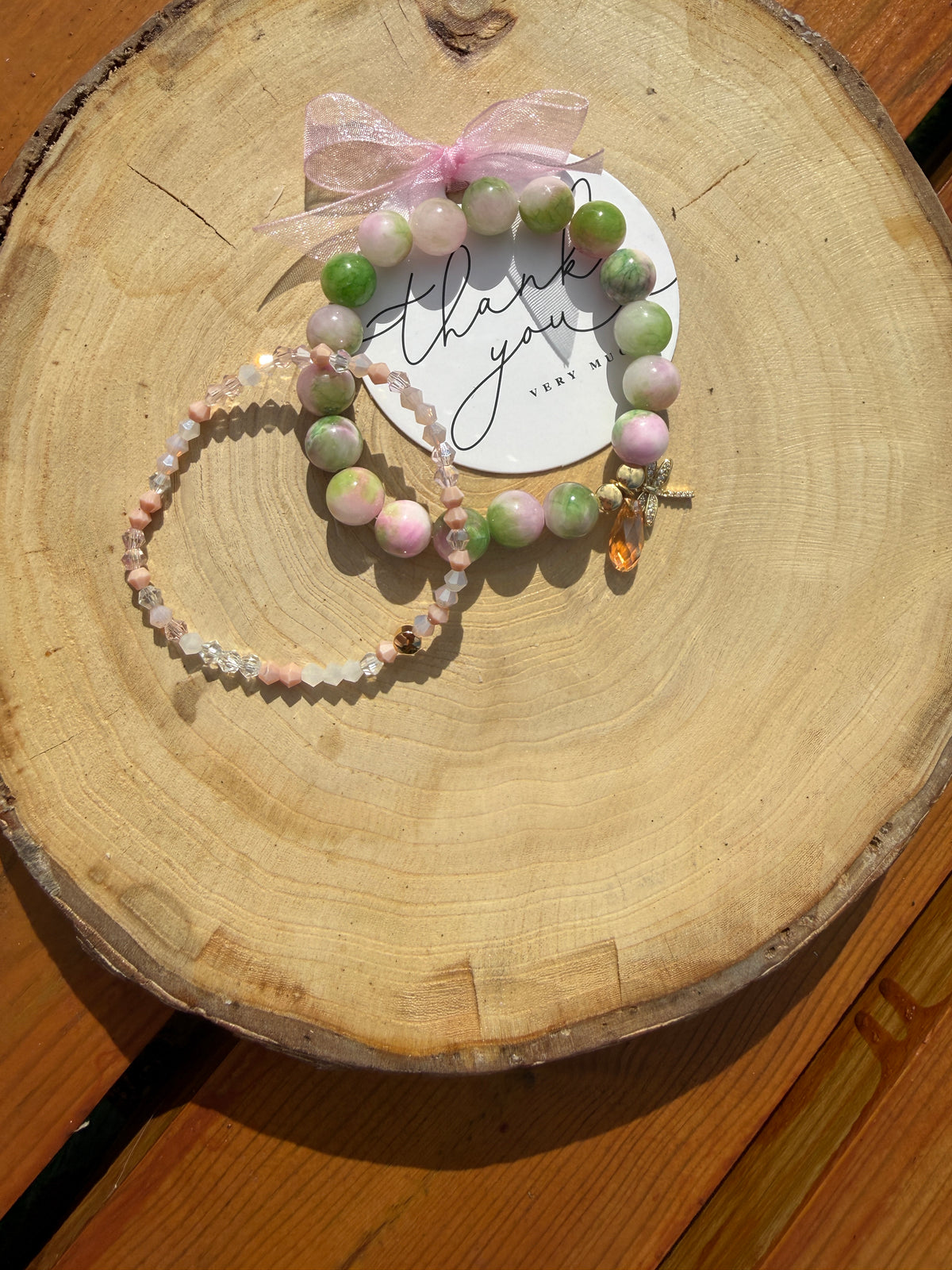Agate Stone Bracelet 2 in 1