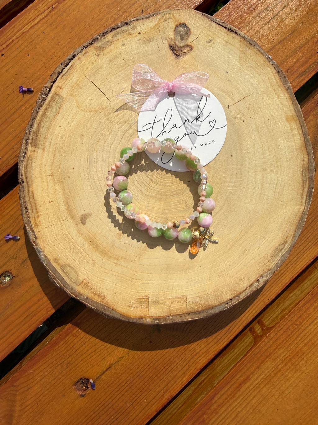 Agate Stone Bracelet 2 in 1