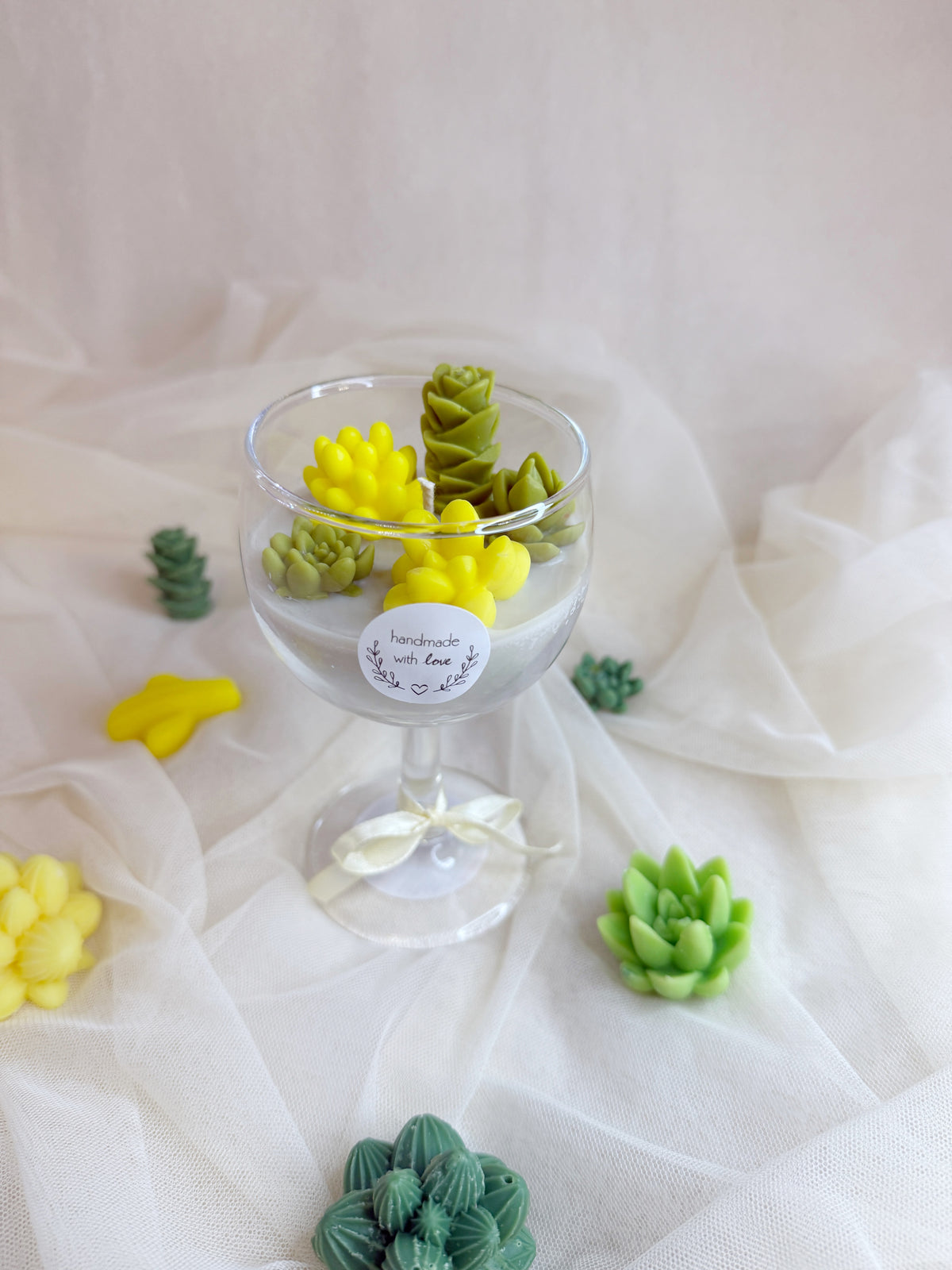 Cactus Soy Wax Glass