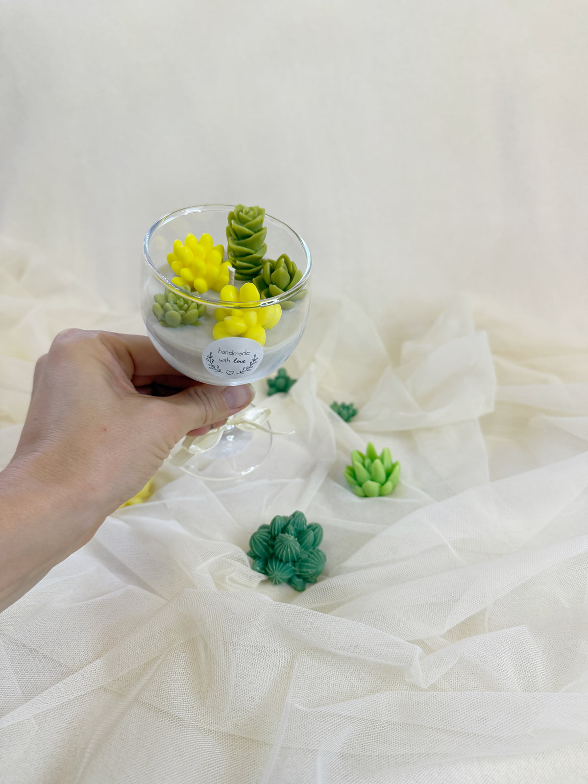 Cactus Soy Wax Glass