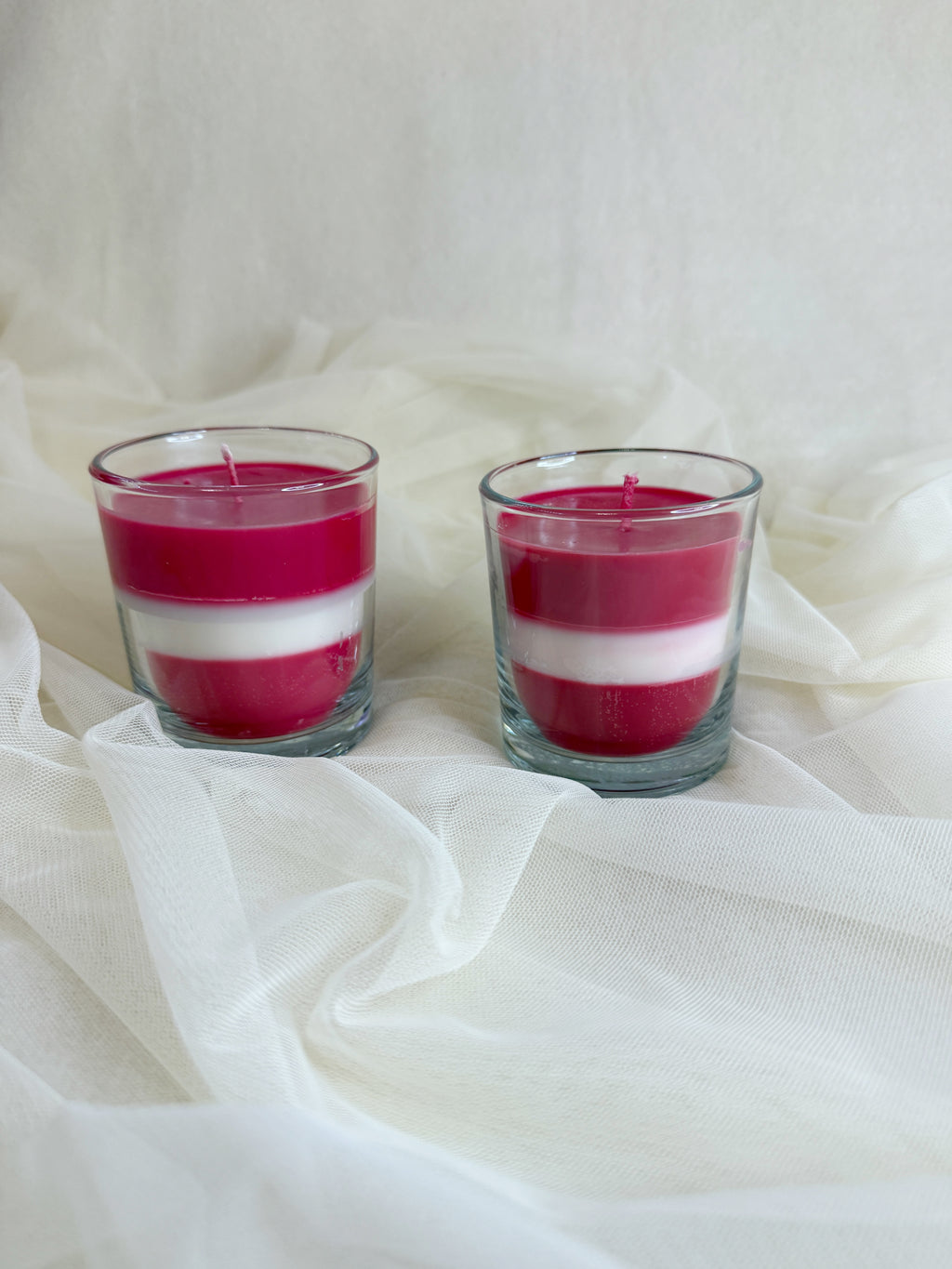 Latvian Flag Soy candles