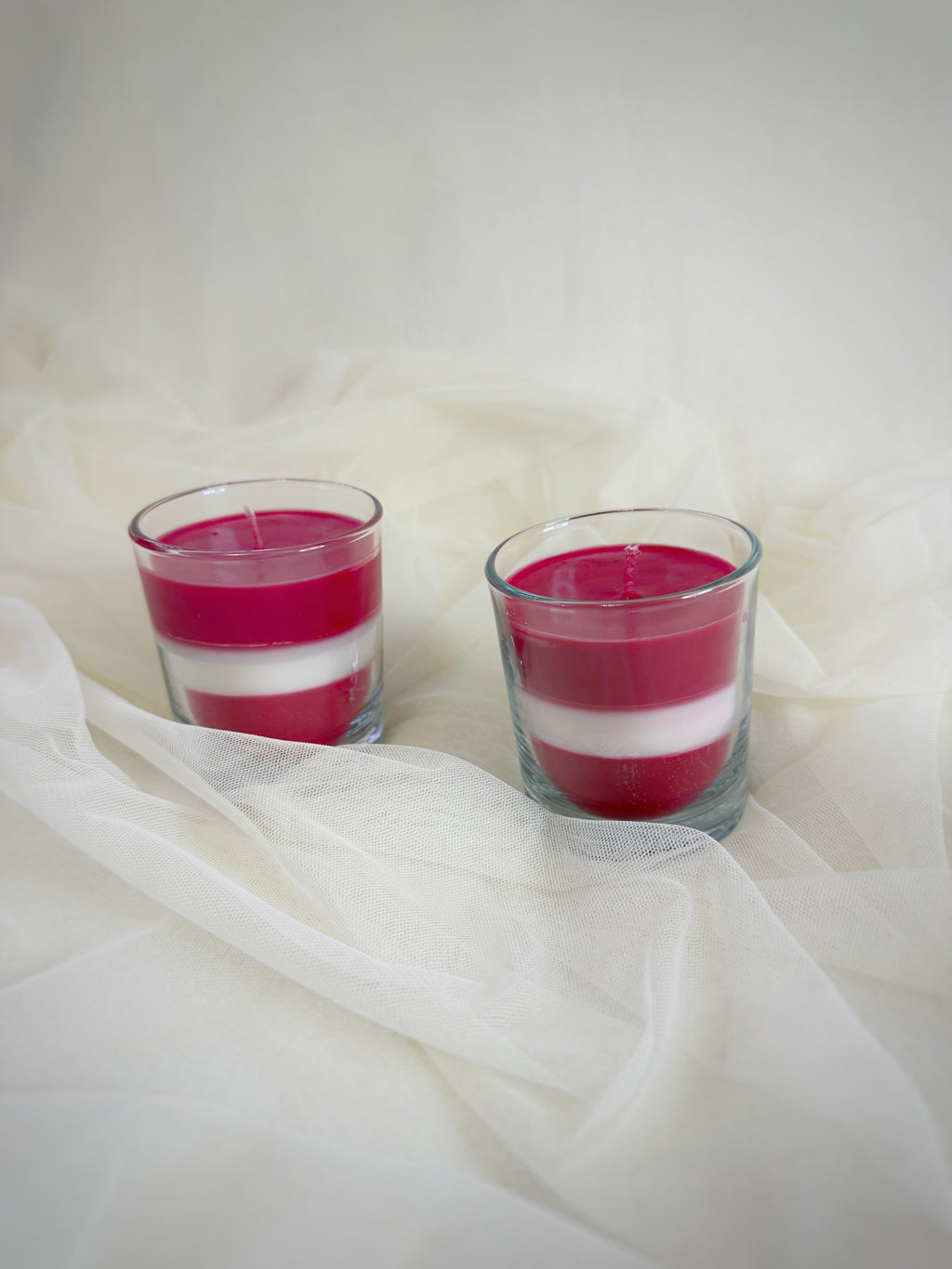 Latvian Flag Soy candles
