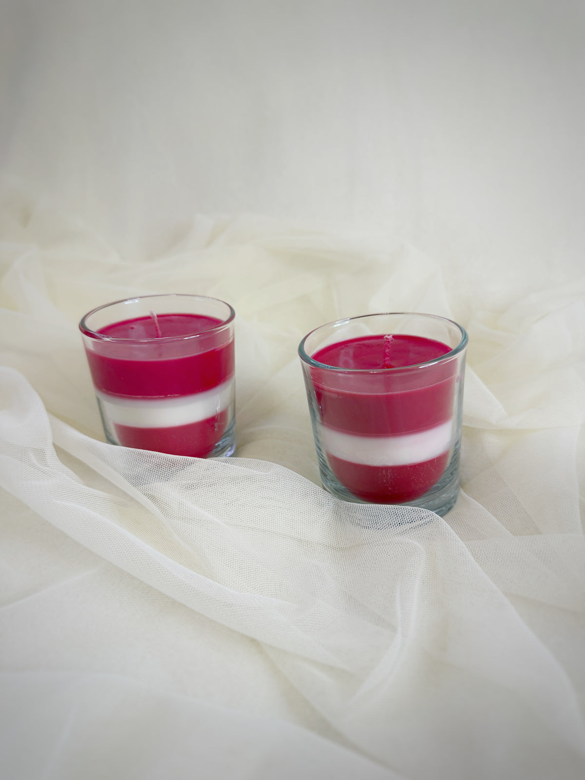 Latvian Flag Soy candles