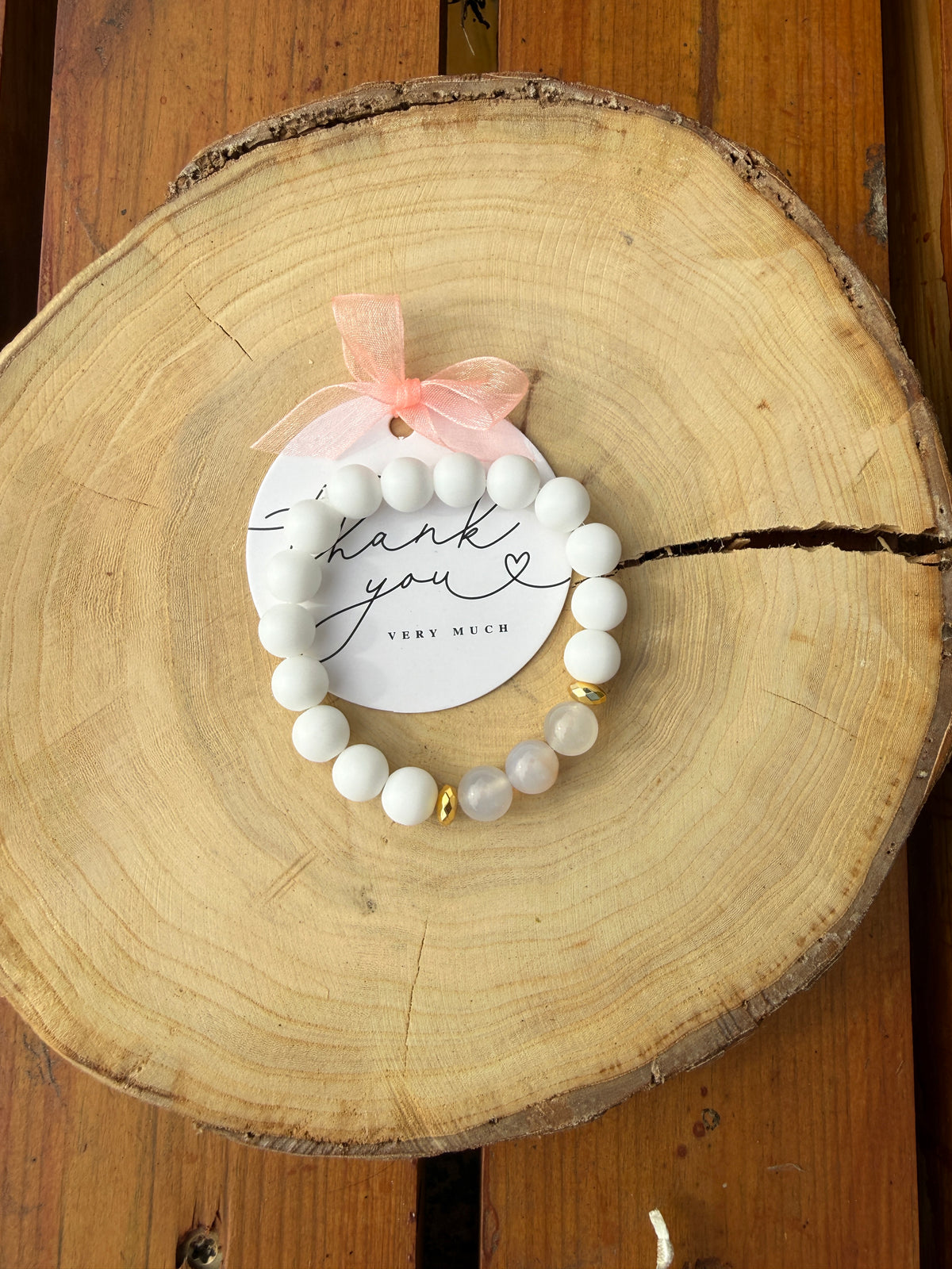 White Onyx Bracelet