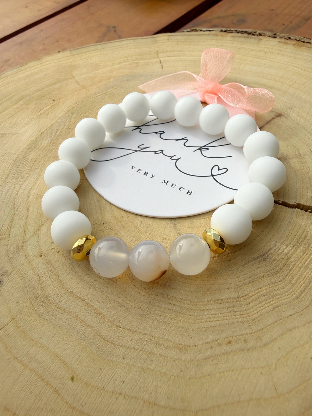 White Onyx Bracelet