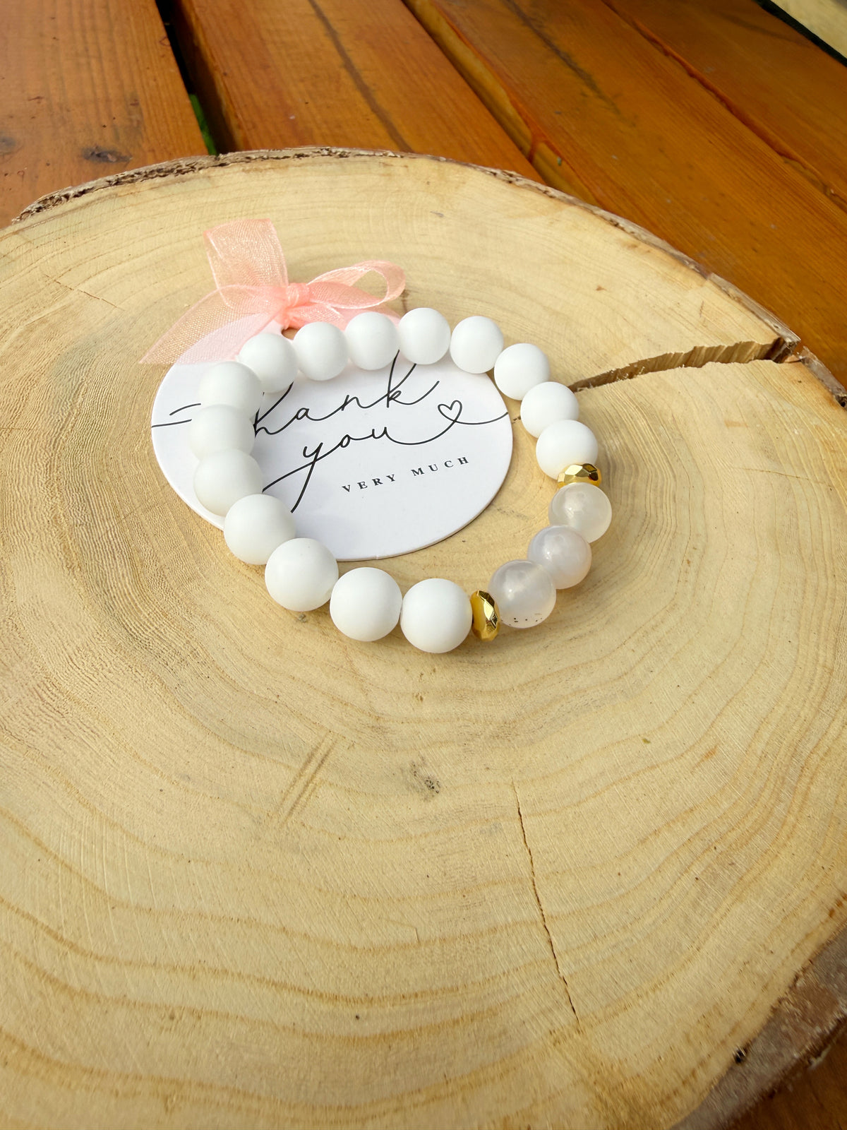 White Onyx Bracelet