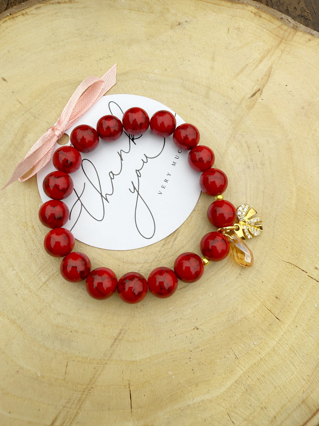 Red Holvite Bracelet