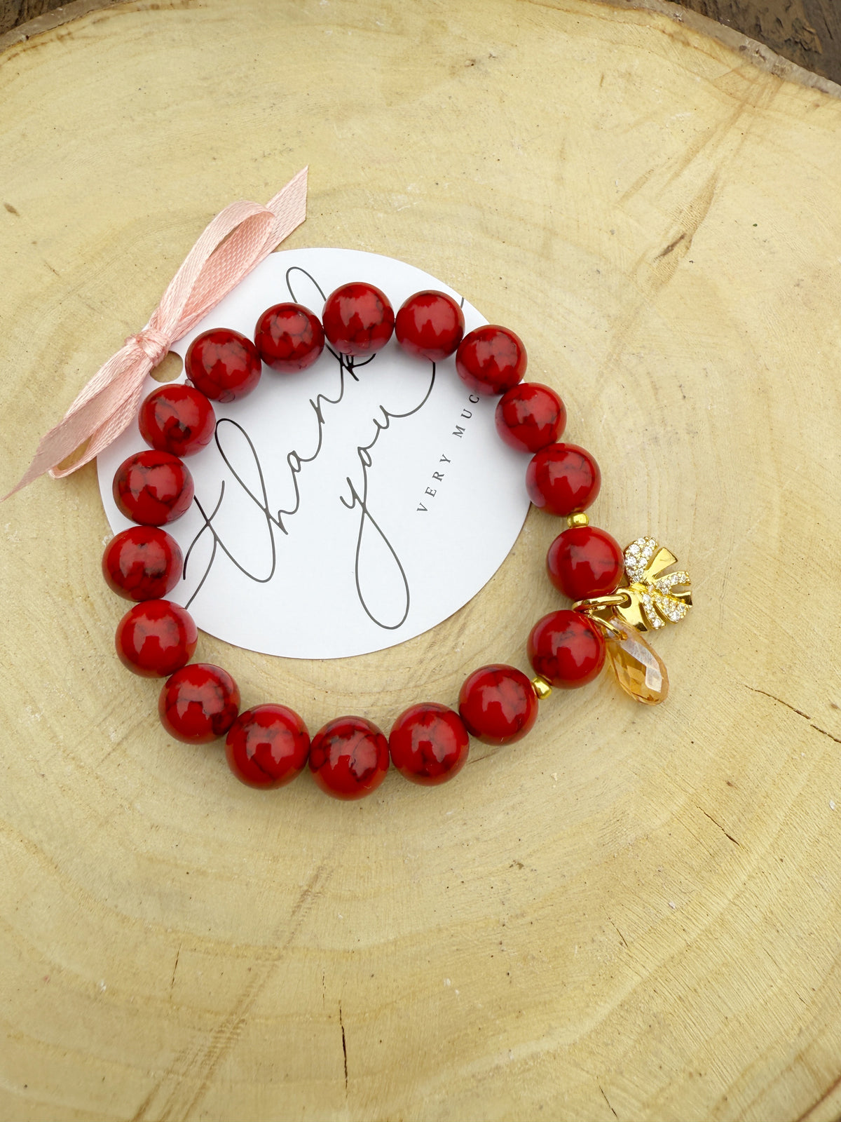 Red Holvite Bracelet