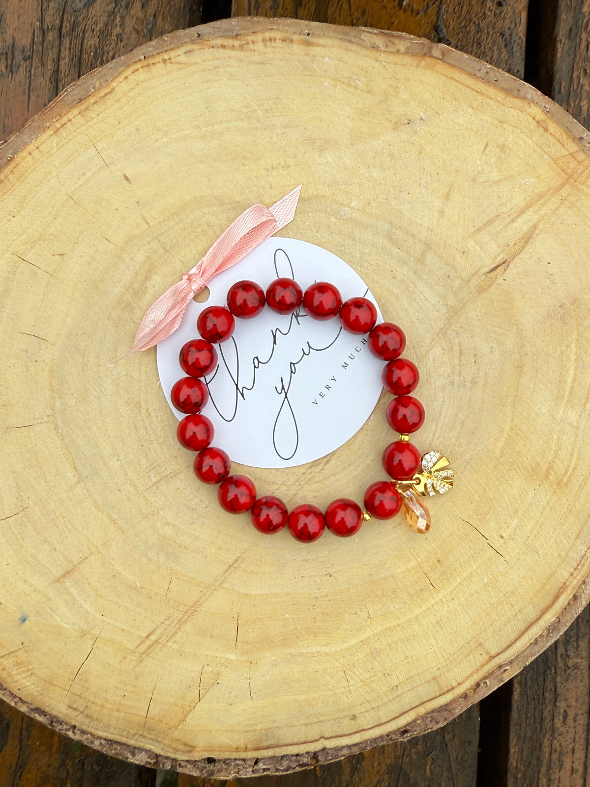 Red Holvite Bracelet