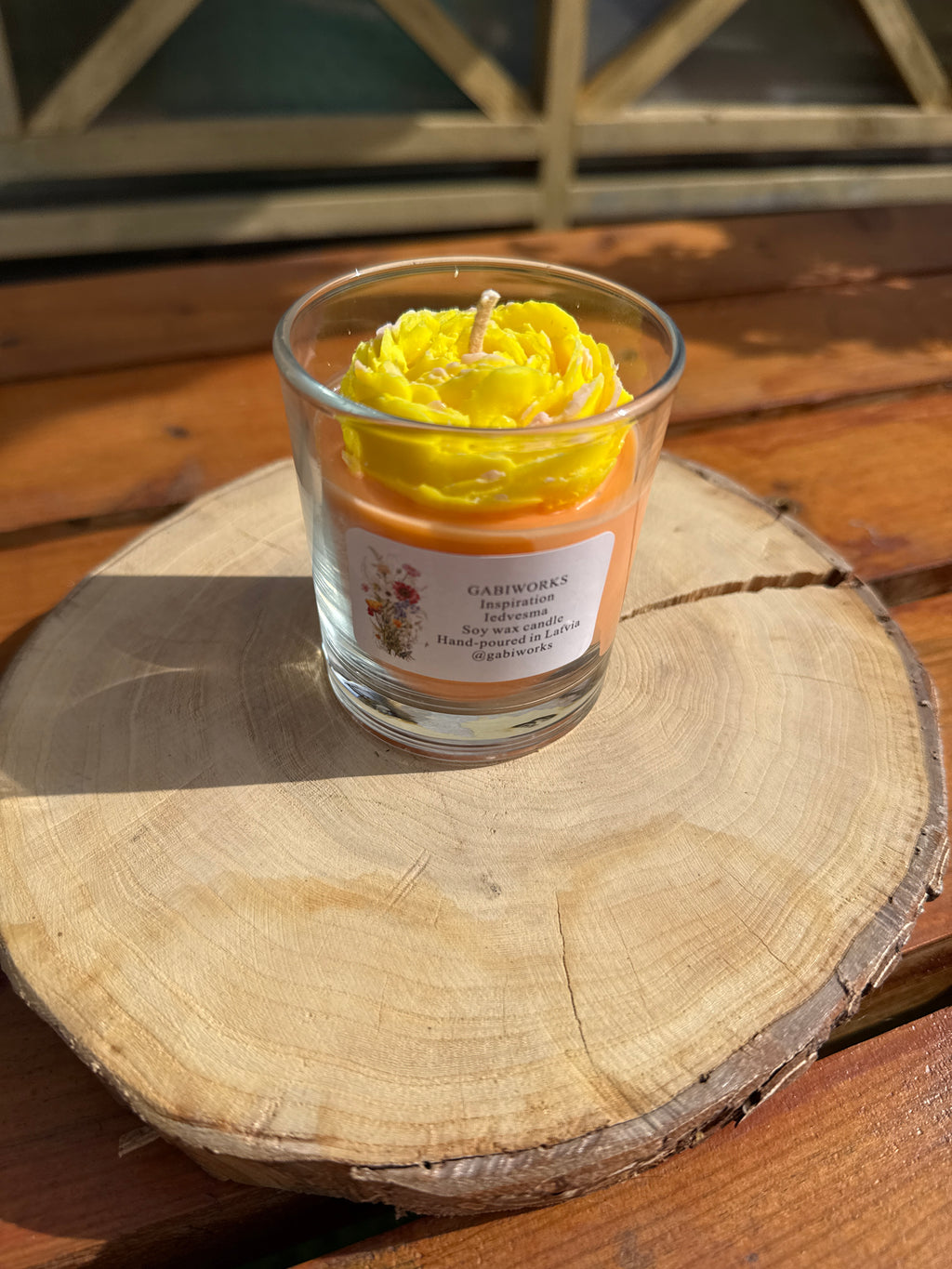 Soy Flower candle