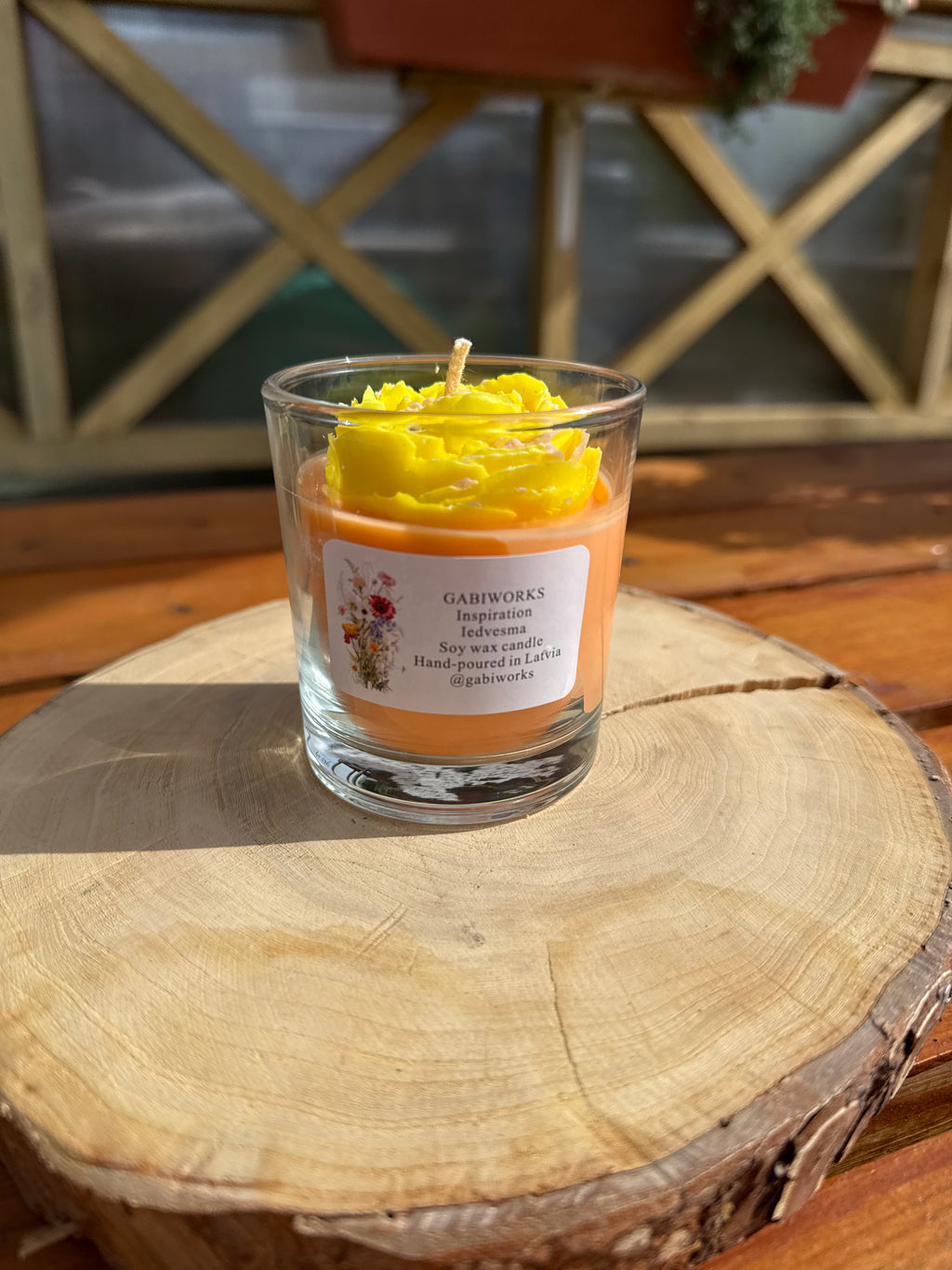 Soy Flower candle