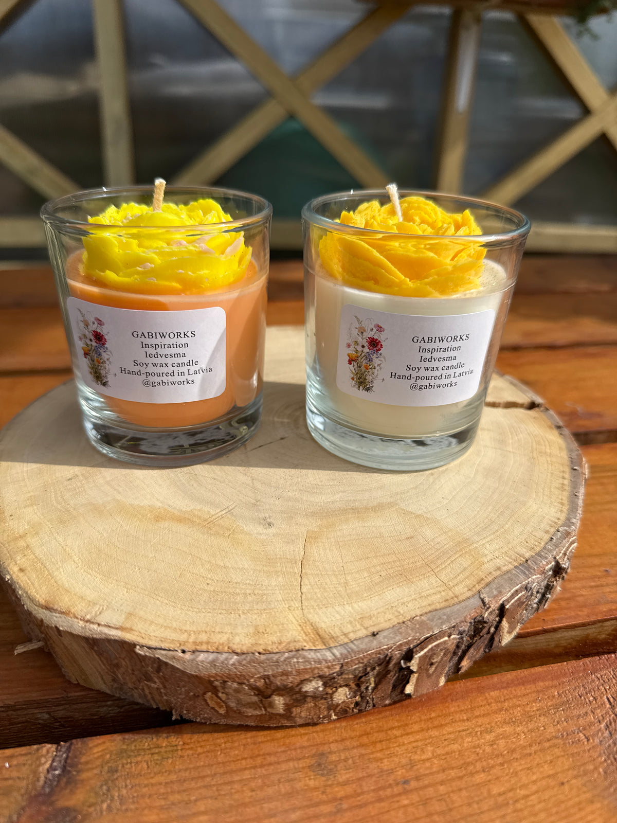Soy Flower candle