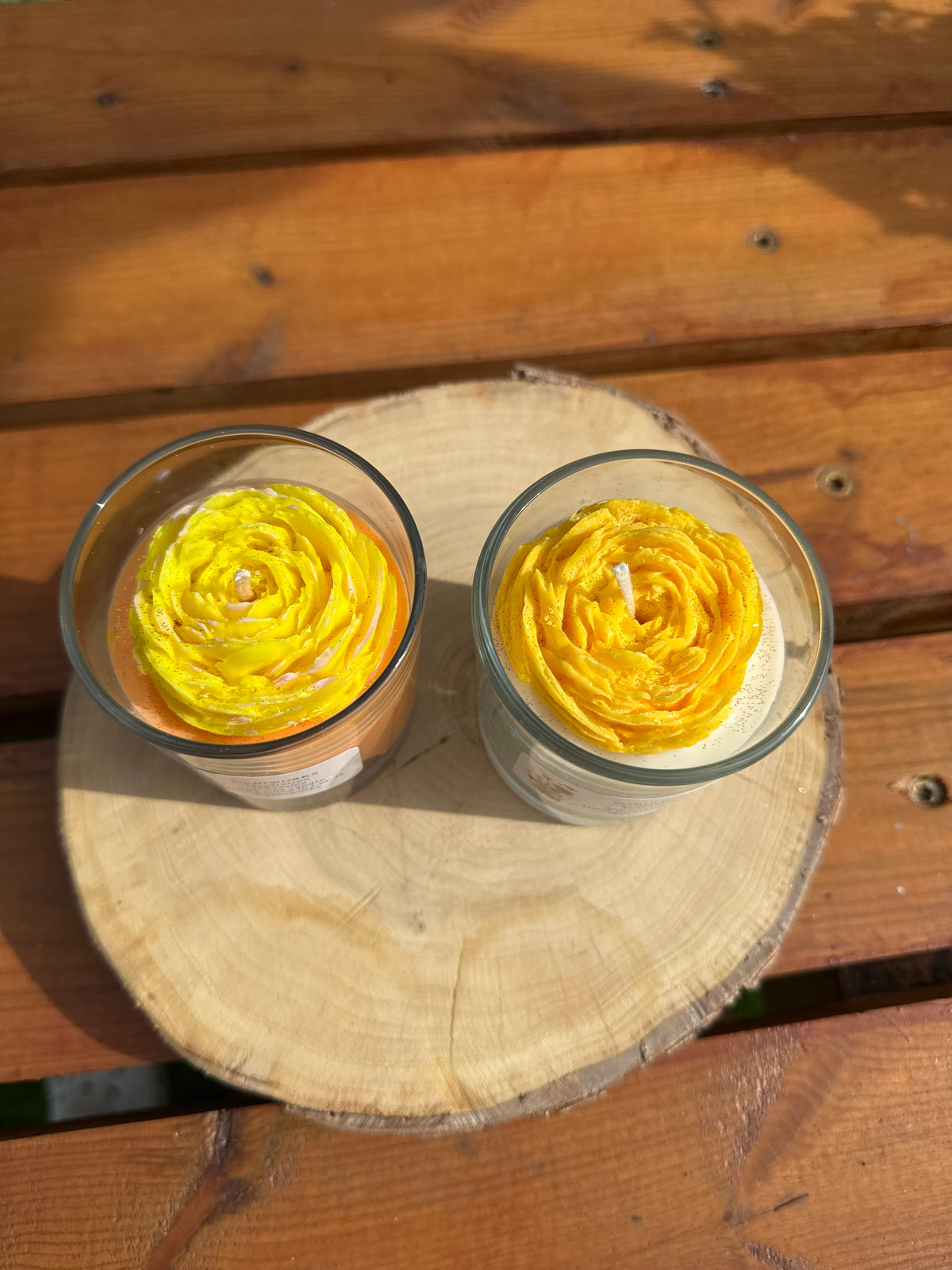 Soy Flower candle