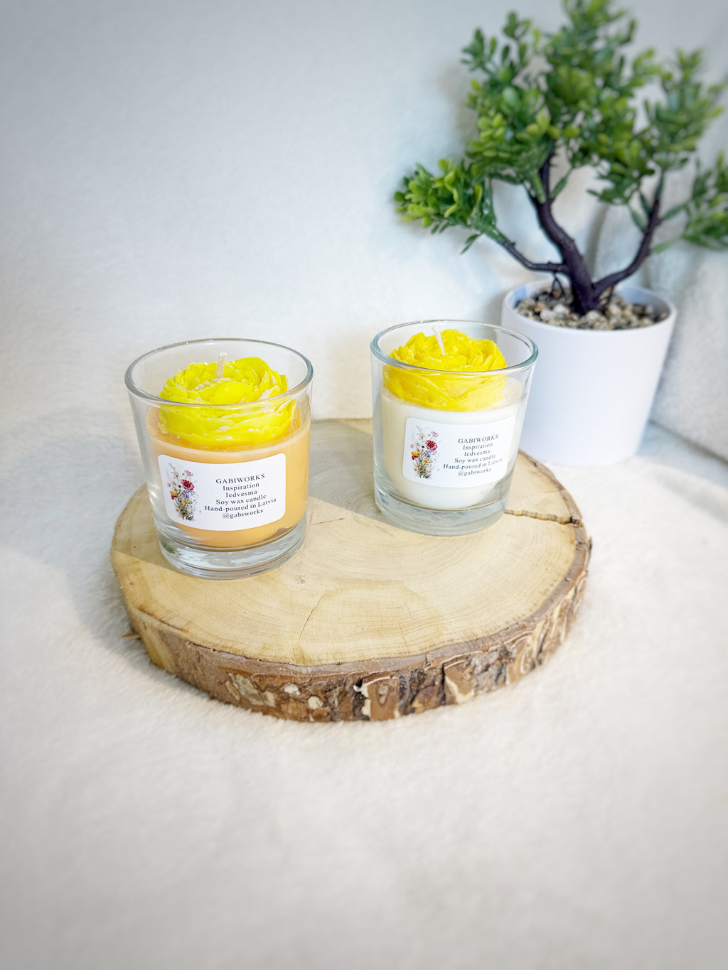 Soy Flower candle