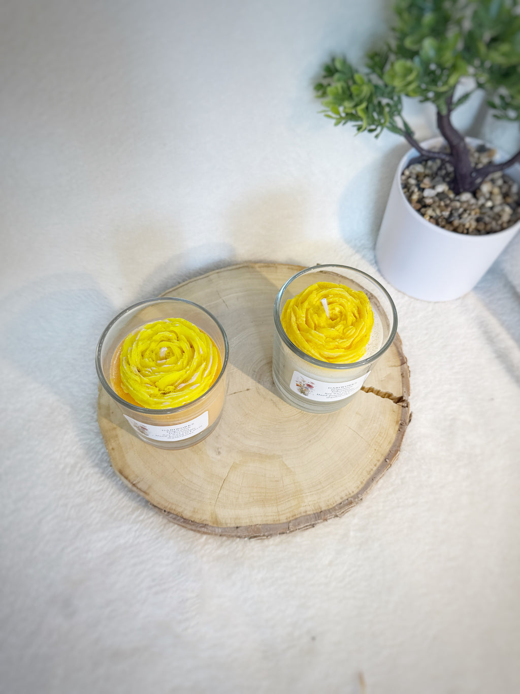 Soy Flower candle