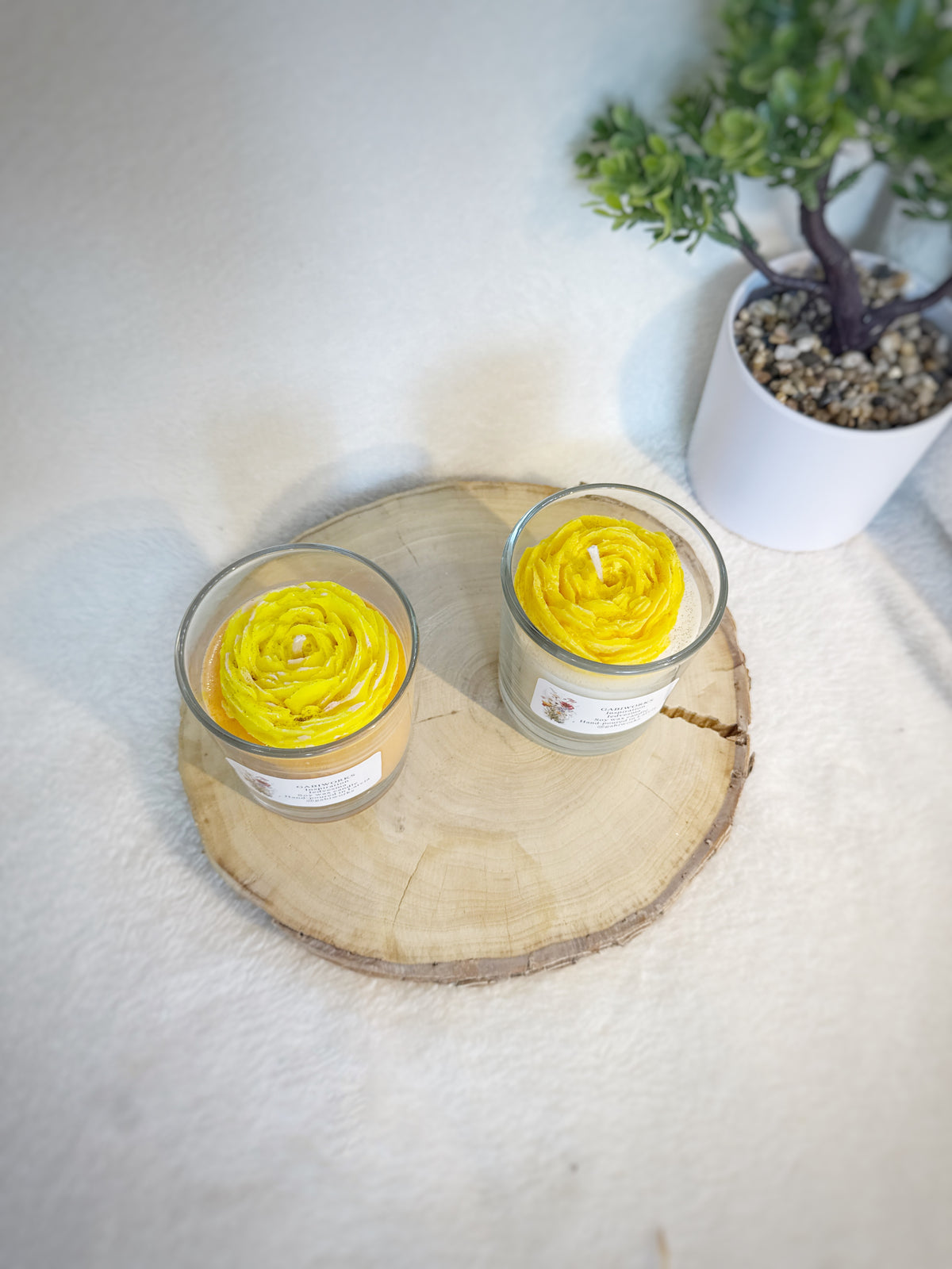 Soy Flower candle