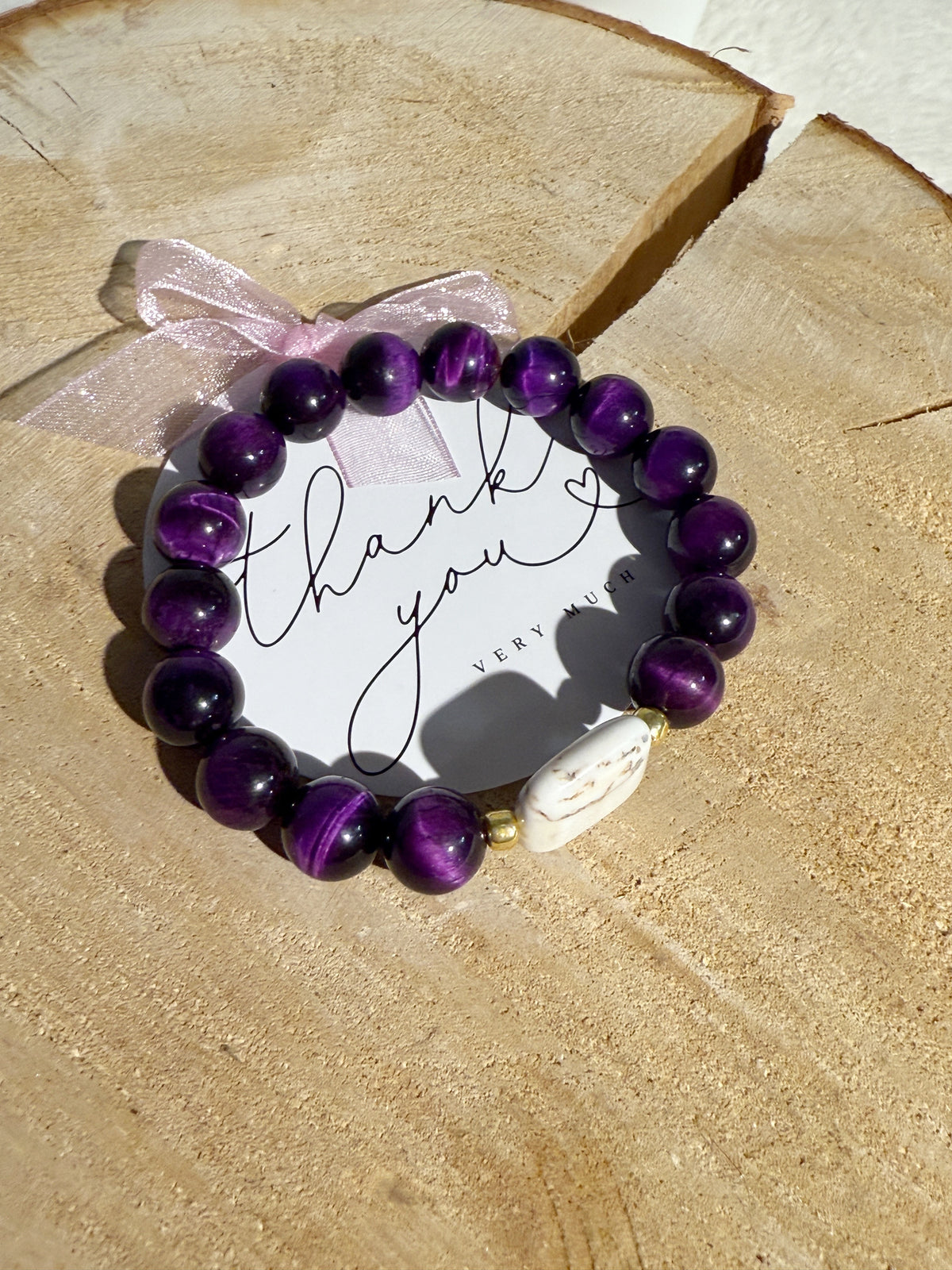 Purple Tigereye Bracelet