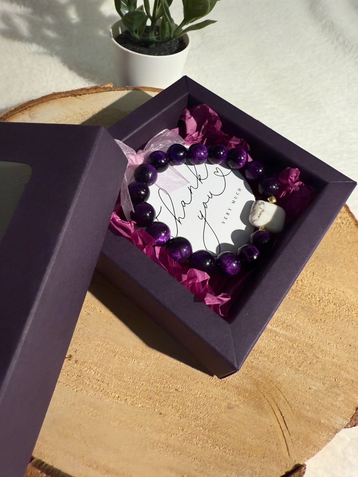 Purple Tigereye Bracelet