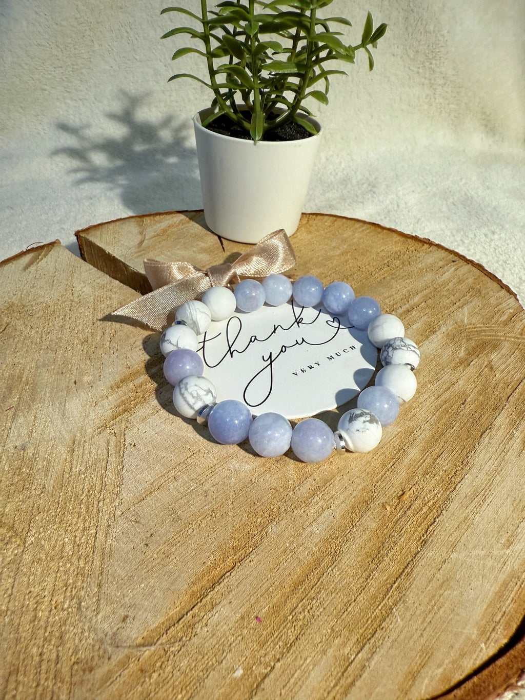 Aquamarine, Holvite Bracelet