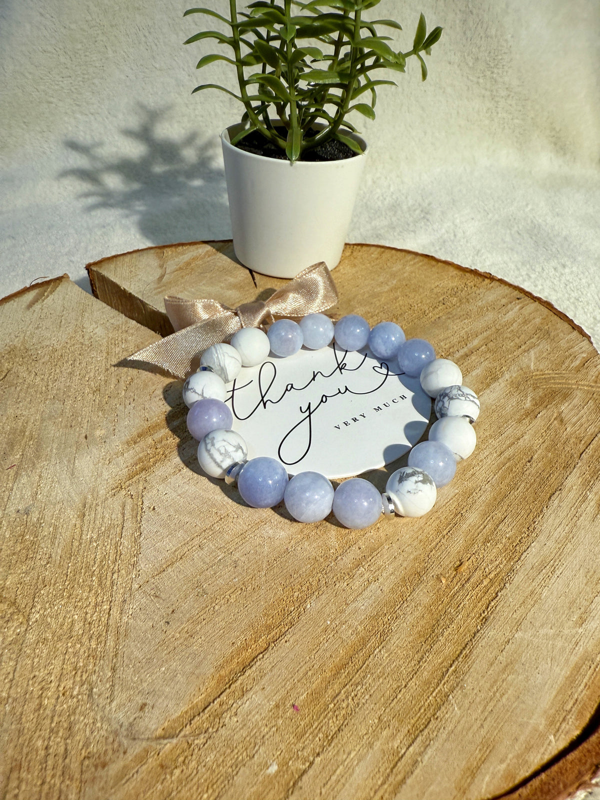 Aquamarine, Holvite Bracelet