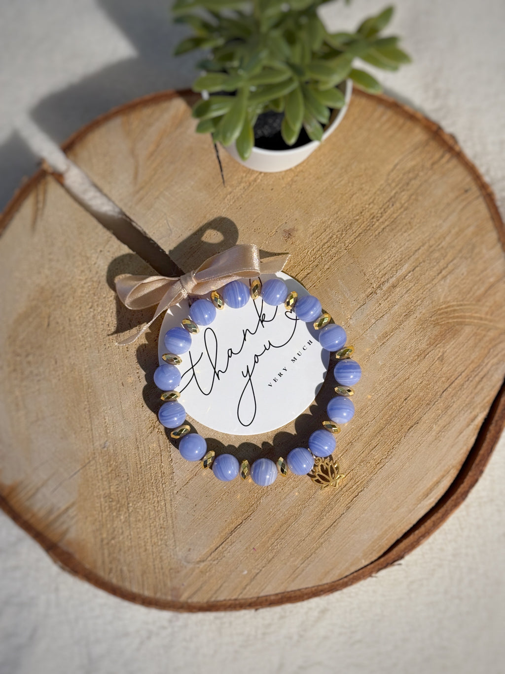Blue Agate Bracelet