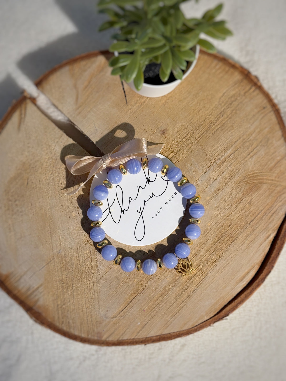 Blue Agate Bracelet