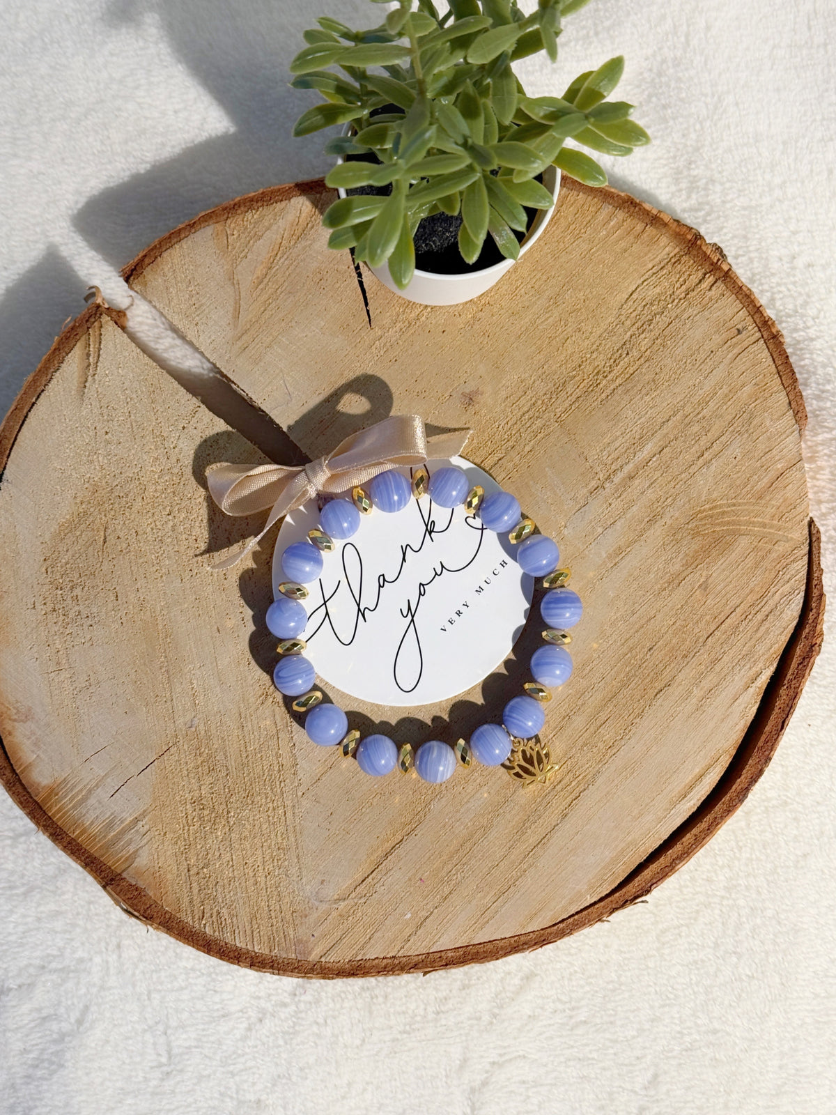 Blue Agate Bracelet
