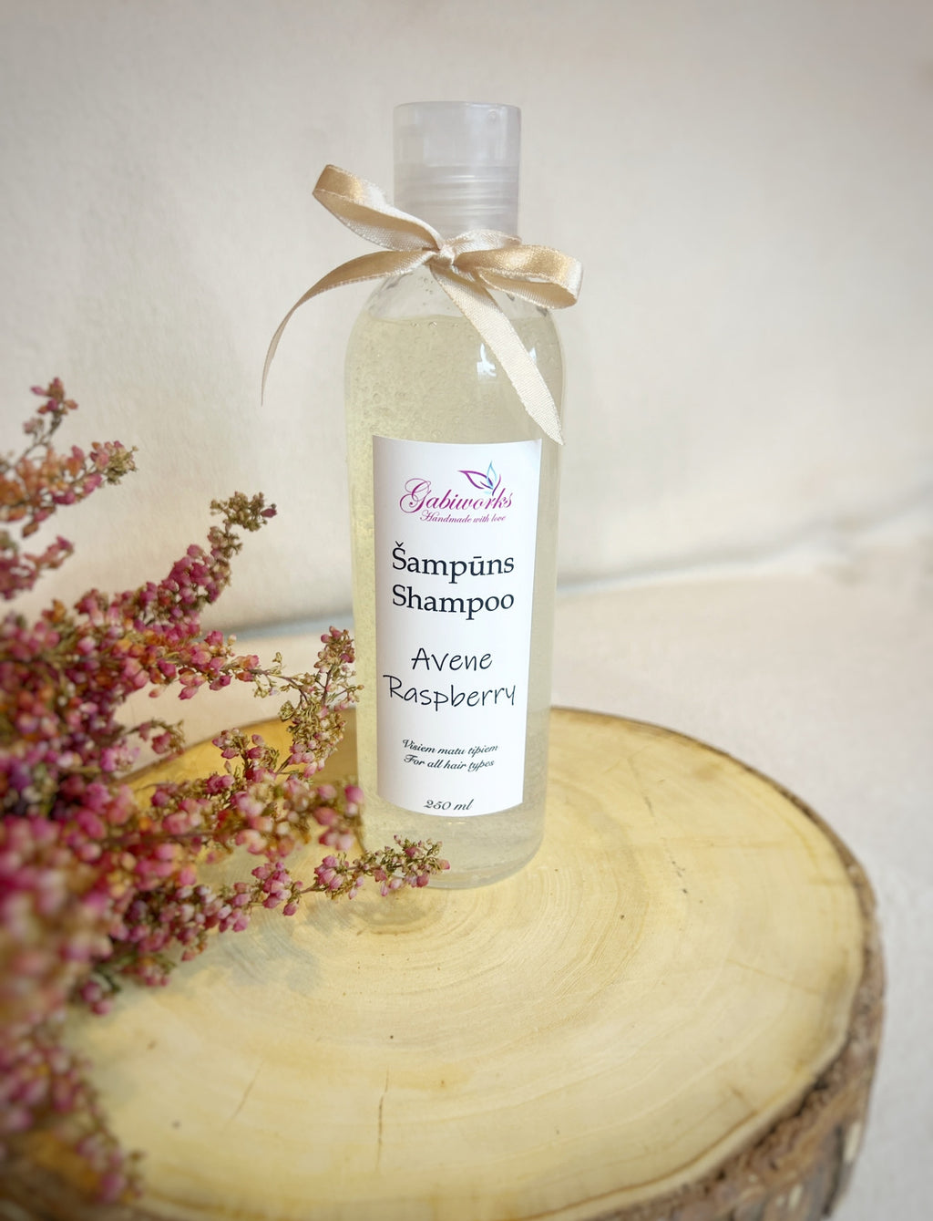 Natural Aloe Vera Shampoo with Rasberry