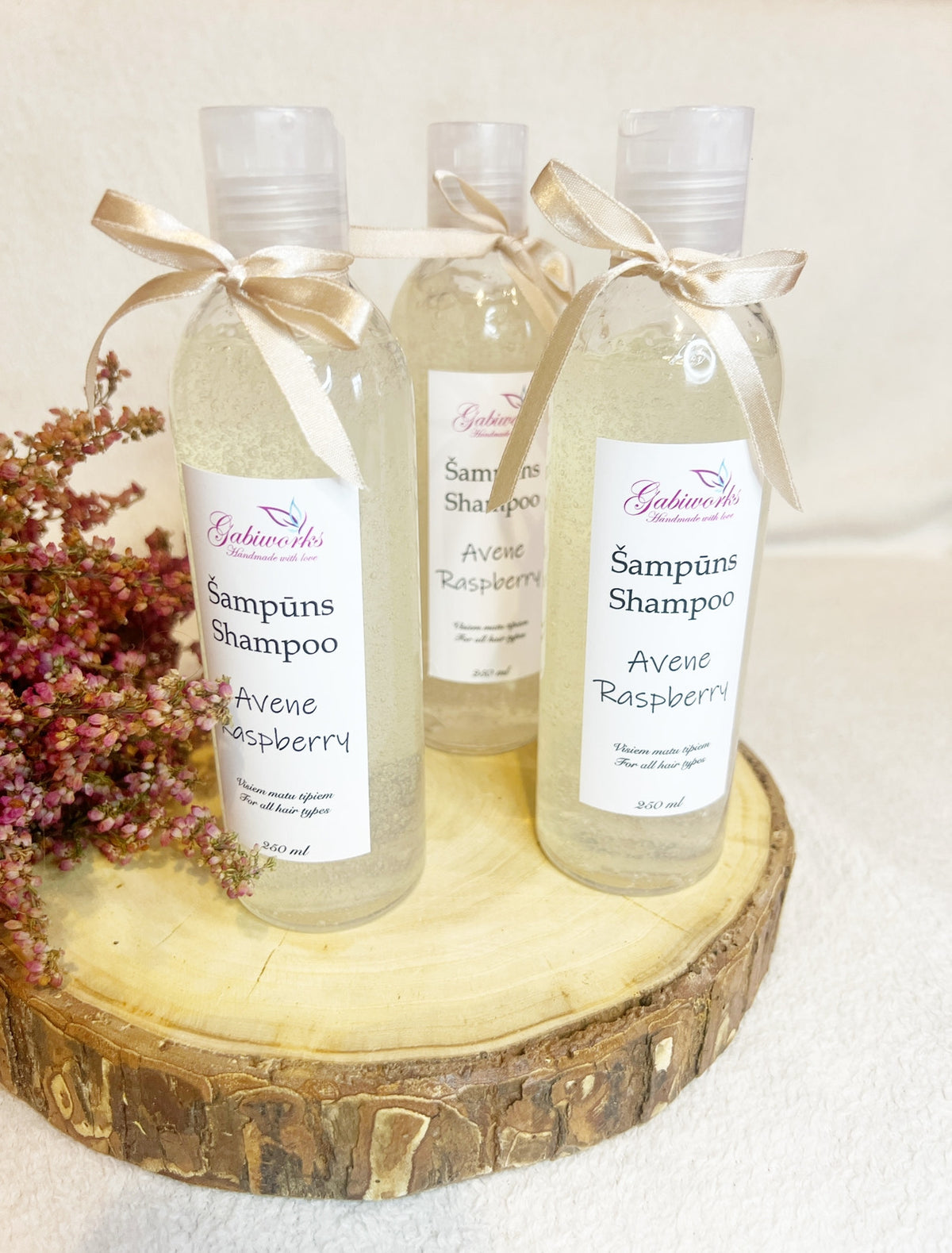 Natural Aloe Vera Shampoo with Rasberry