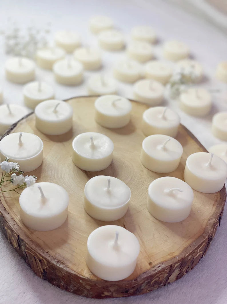 Soy Tea Lights candles - 6., 12. pcs