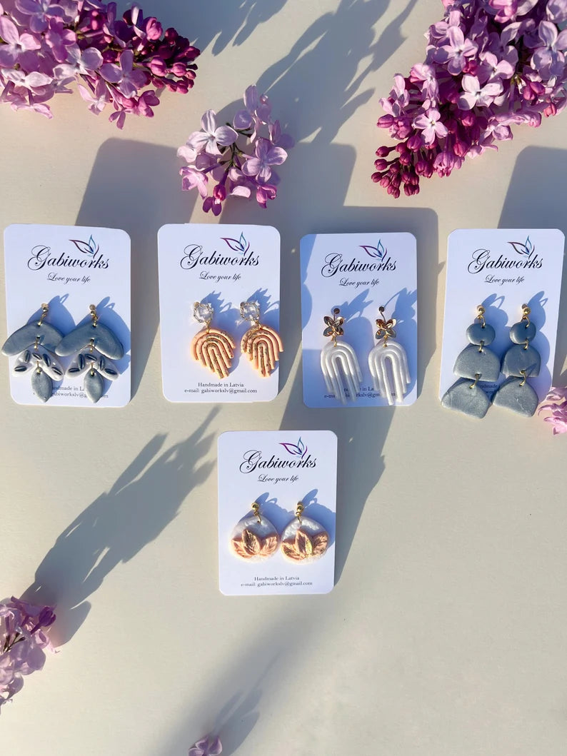 Polymerclay earrings
