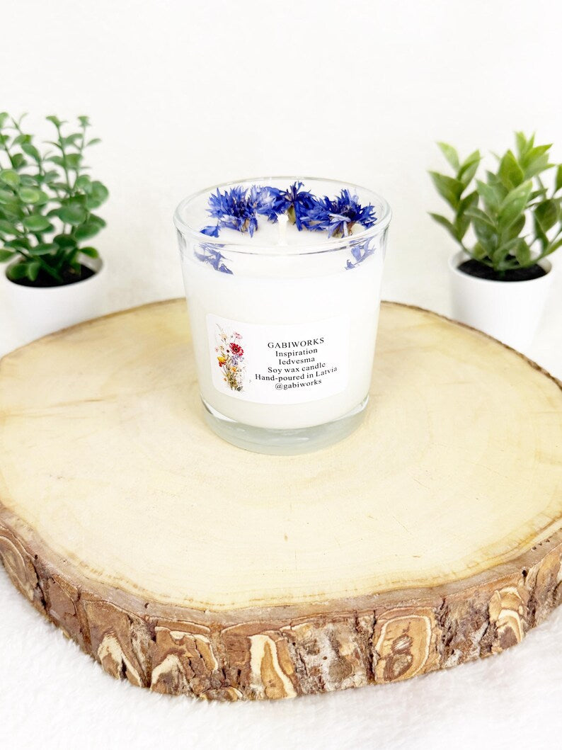 Cornflower Soy candle